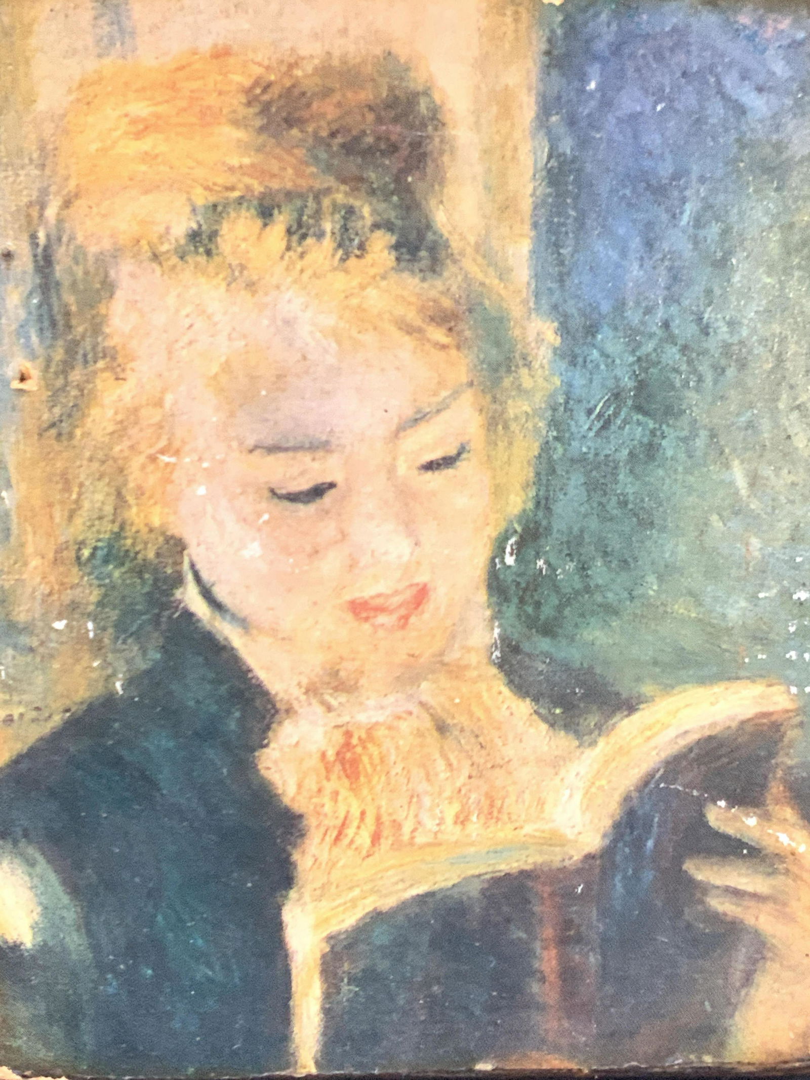 Renoir The Reader Lithograph On Wood Block (1 of 7)