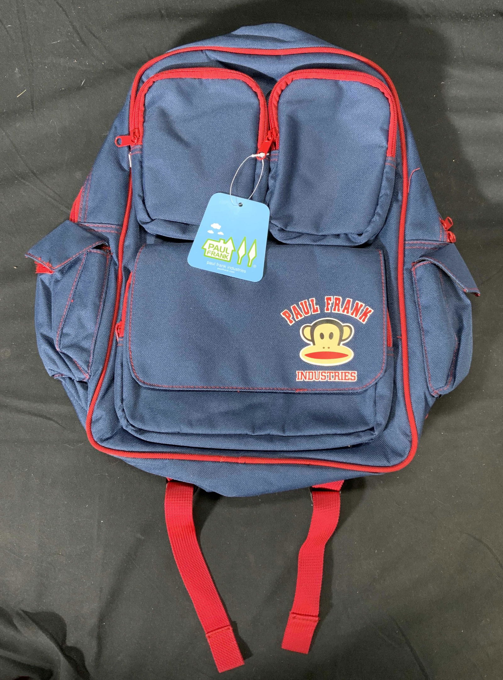 PAUL FRANK Vintage Navy Blue Backpack NWT (1 of 4)