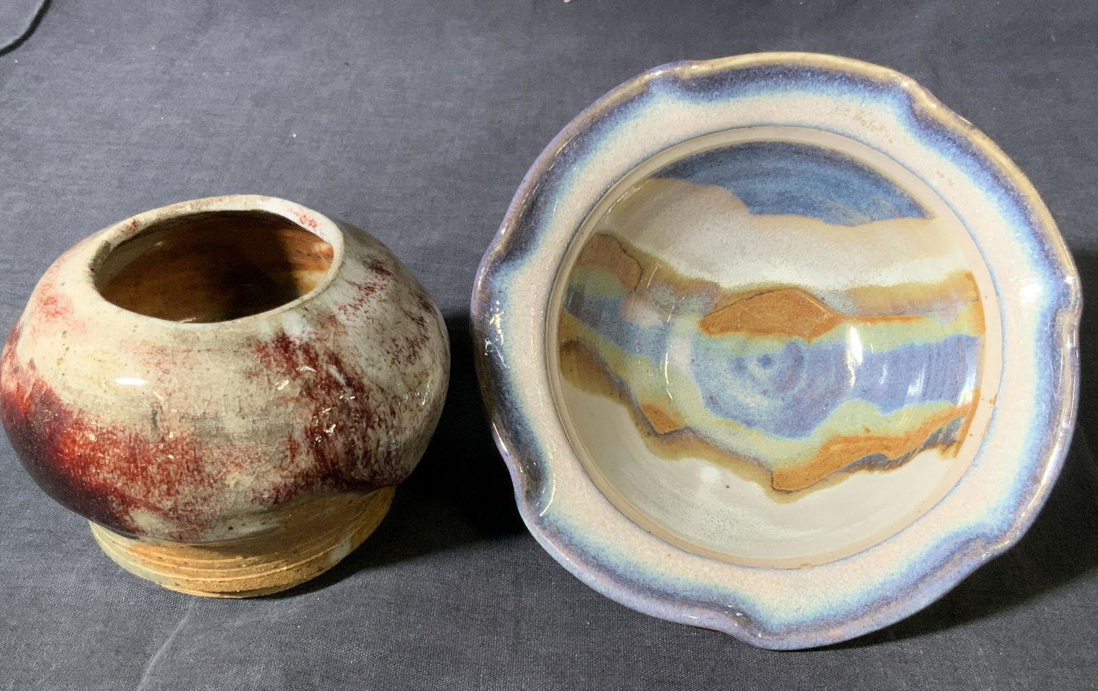 2 Hand Crafted Ceramic Vessels (1 of 9)