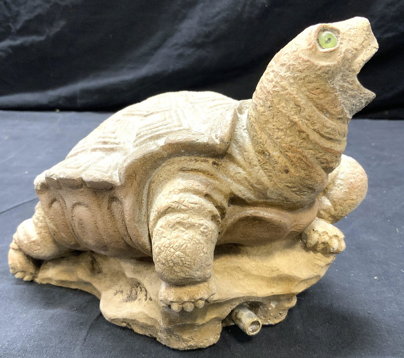 Trademarked Ceramic Turtle Fountain Statuary (1 of 8)