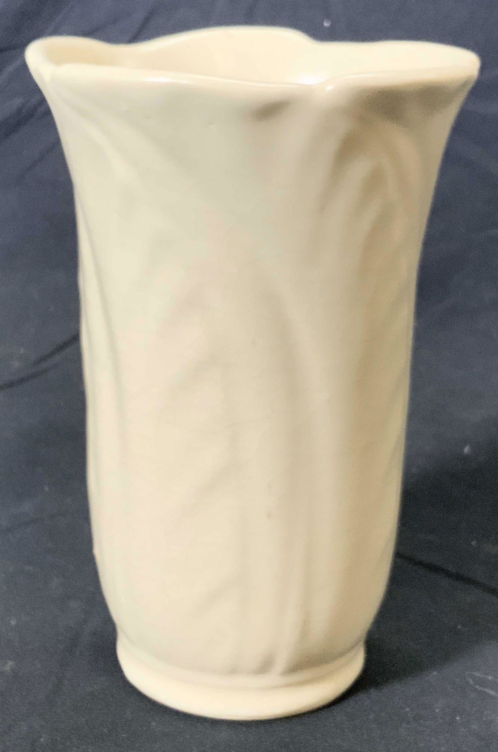 Vintage Embossed Floral Form Ceramic Vase (1 of 4)