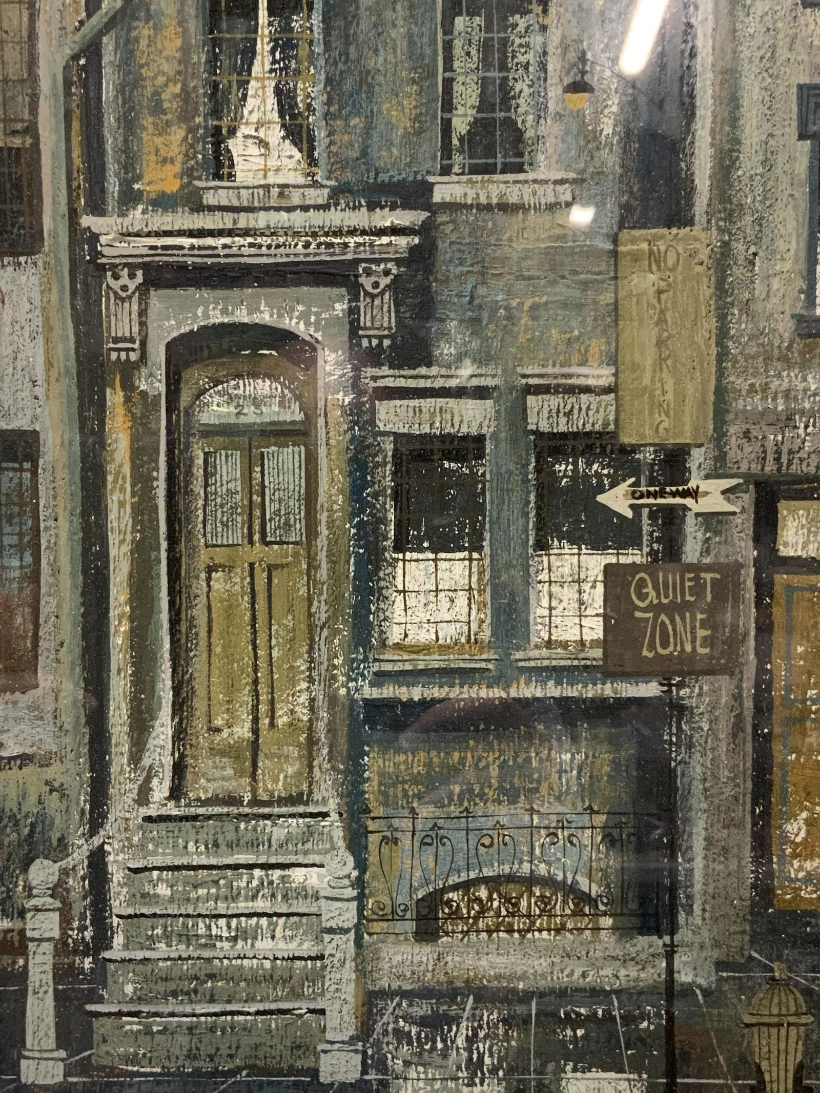 LAYTON Mid Century Modern Mixed Media Art (1 of 5)