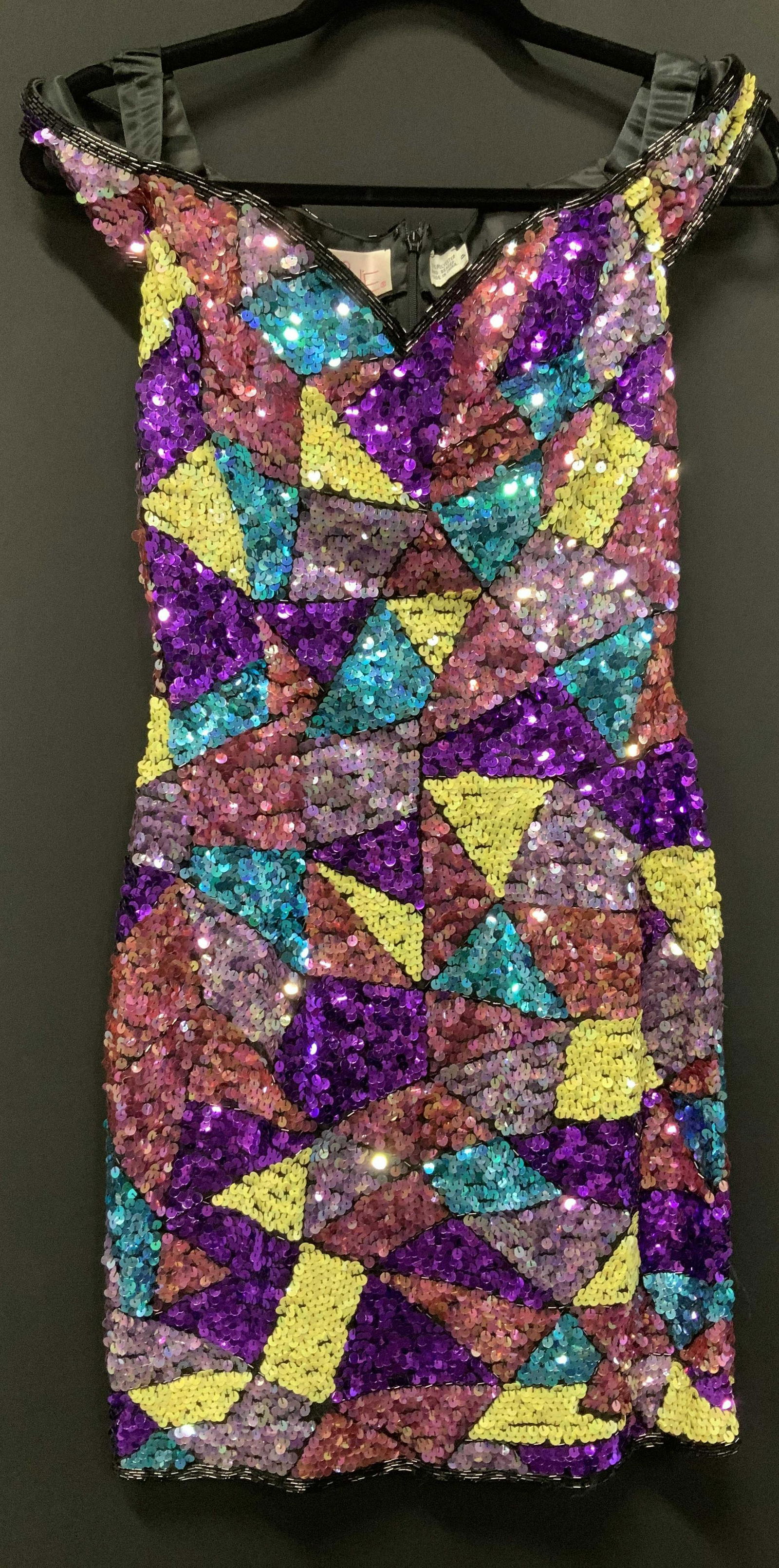 NADINE Hand Beaded & Sequined Off Shoulder Dress (1 of 8)