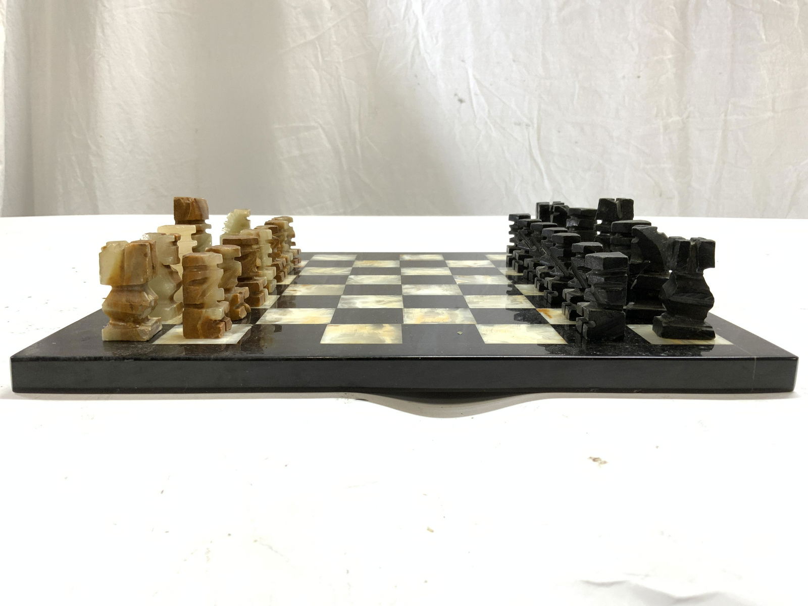 Set 27 Partial Onyx Chess Set & Board (1 of 11)