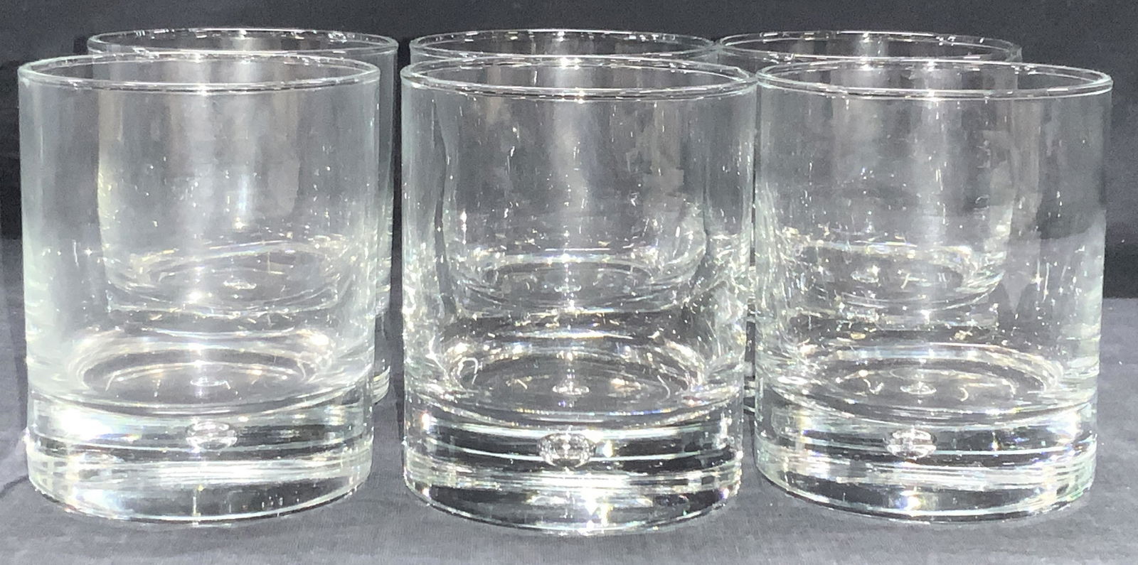 Set 6 Clear Barware Drinking Glasses (1 of 5)