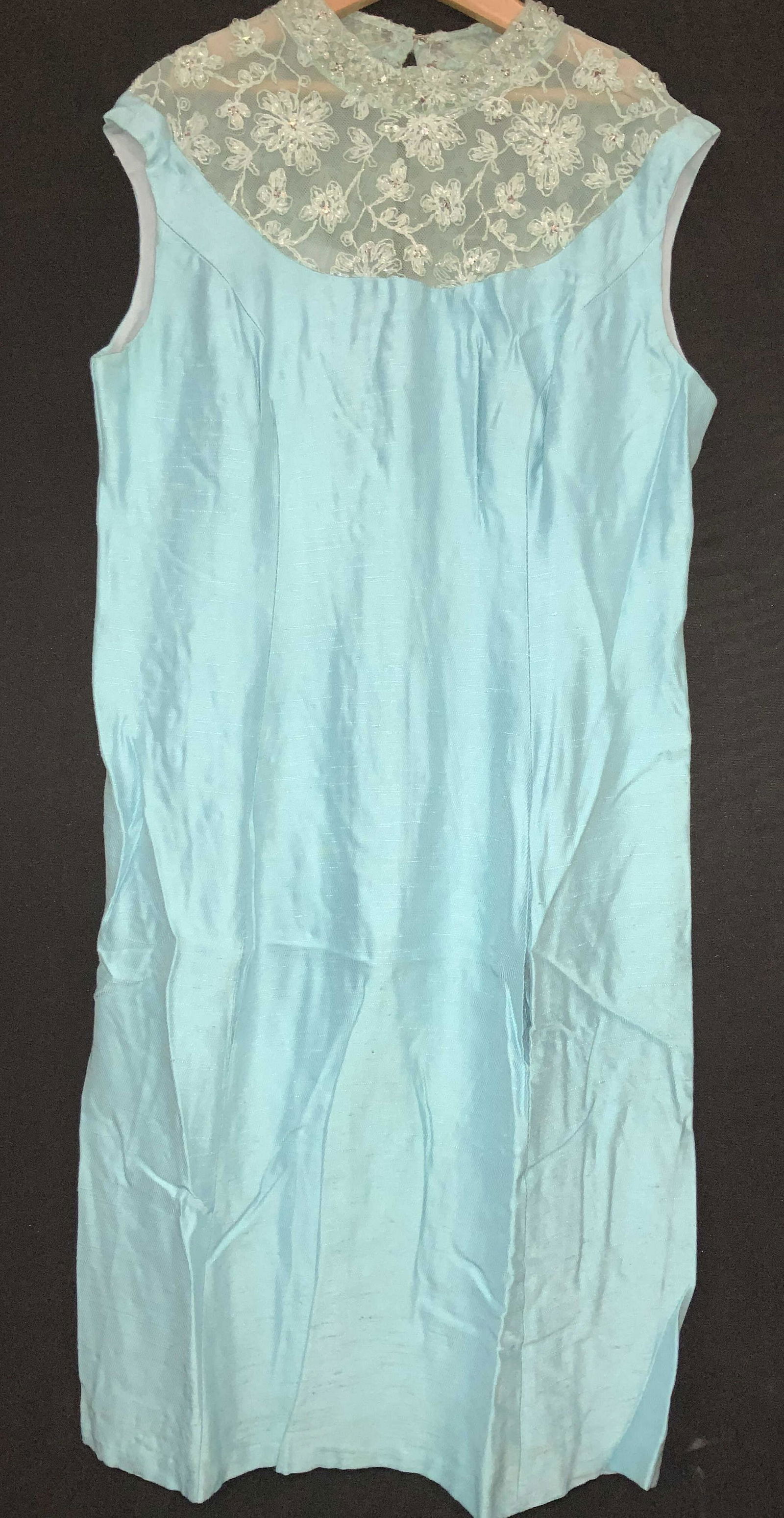 Mid Century Cocktail Shift Dress w Pockets (1 of 8)