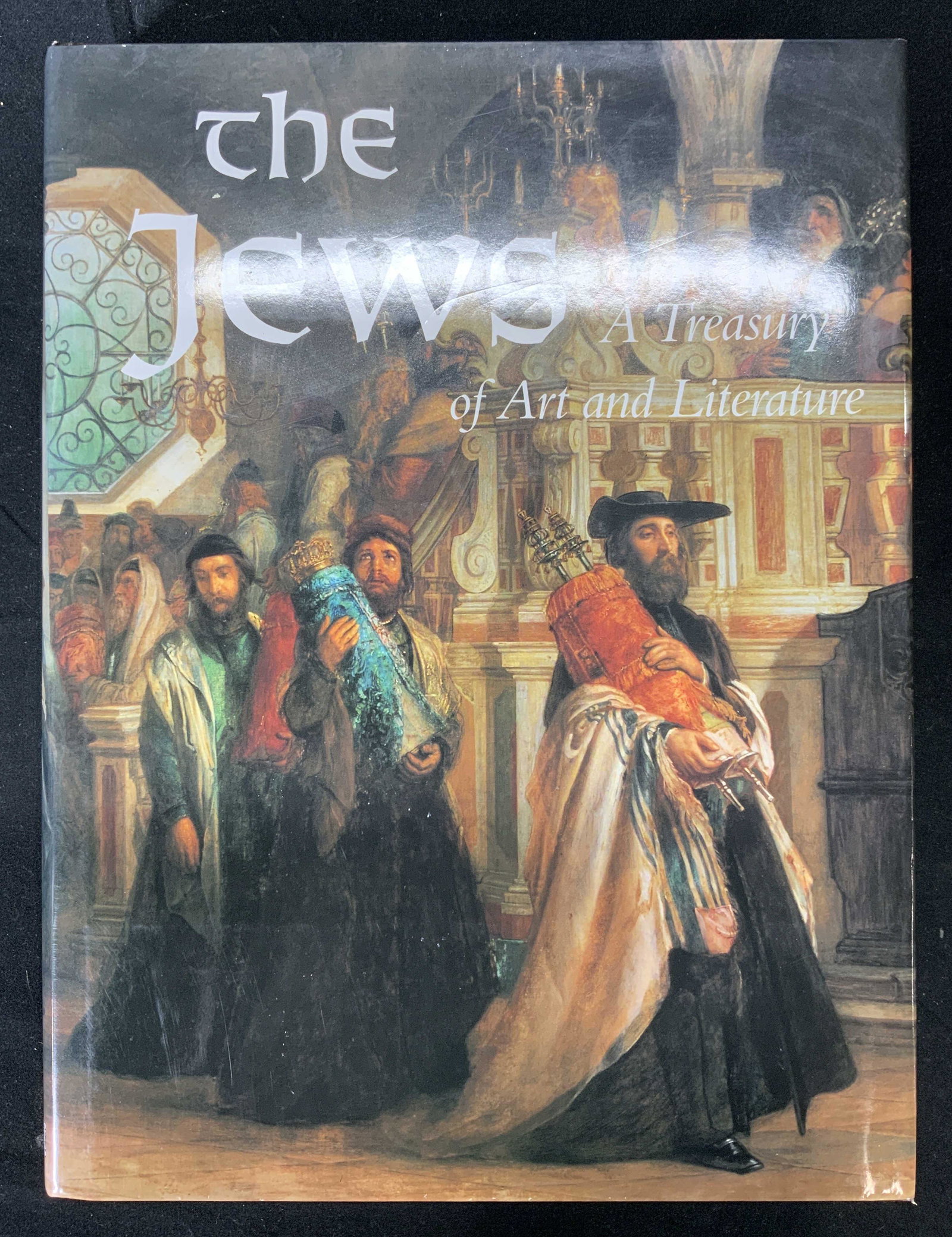 The Jews Art & Literature Book: Hardcover copy of The Jews A Treasury of Art and Literature edited by Sharon R. Keller. Published by Hugh Lauter Levin Associates, 1992. Wear to book jacket, cover, pages, and spine consistent with ag