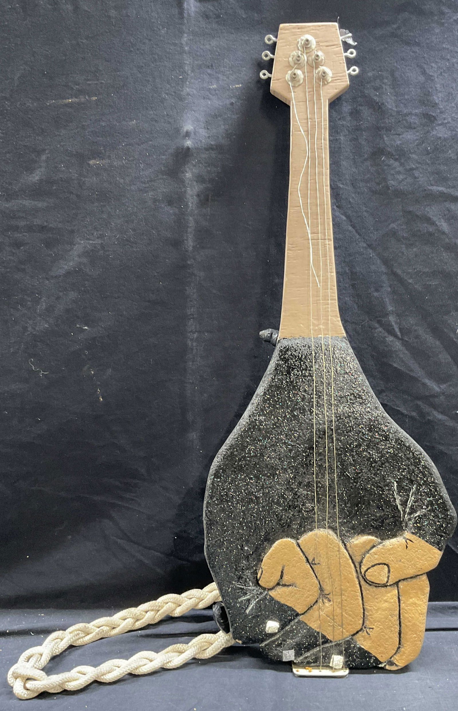 Wooden Guitar Fist Mixed Media Artwork (1 of 5)