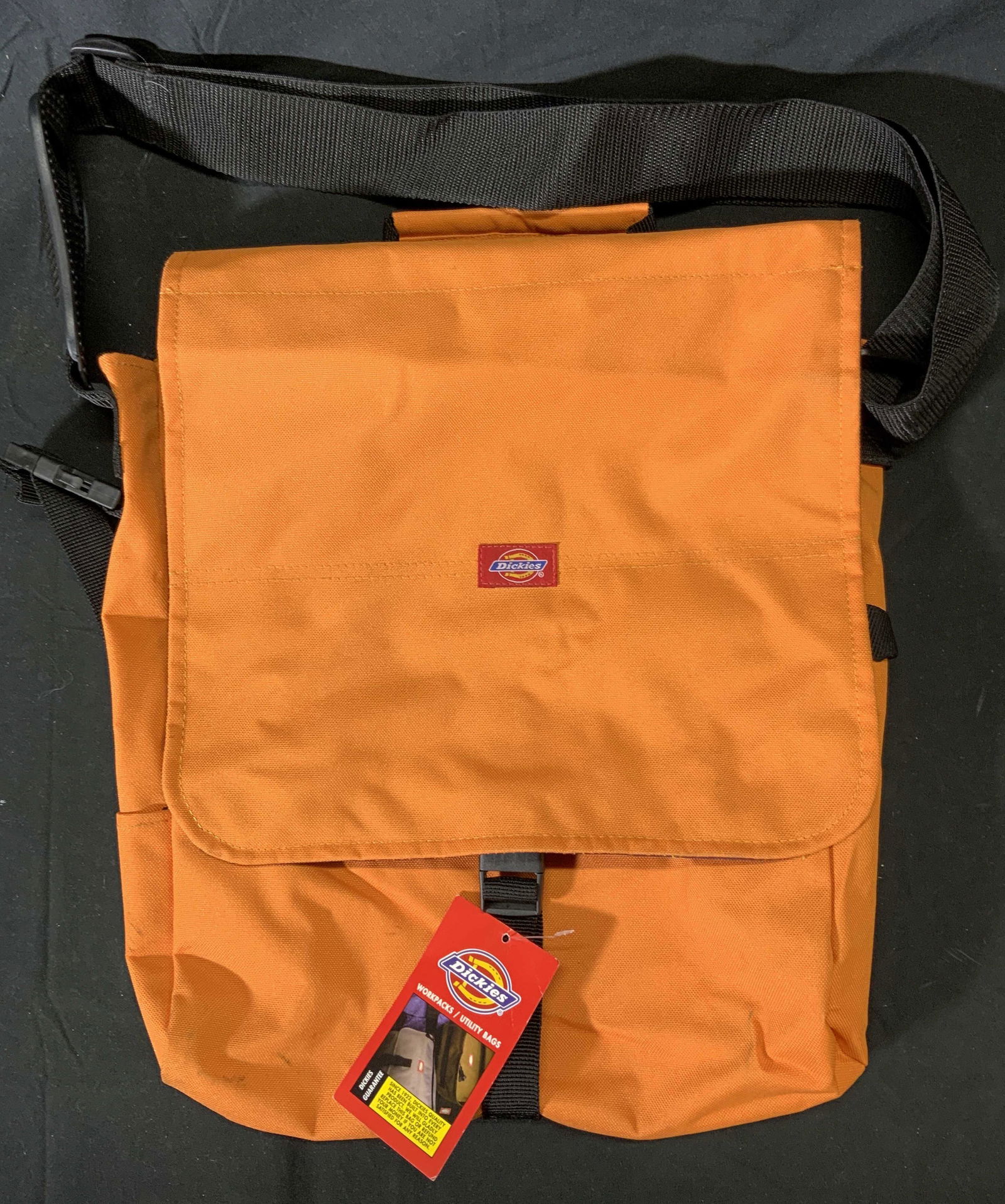 DICKIES Safety Orange Messenger Bag NWT (1 of 5)