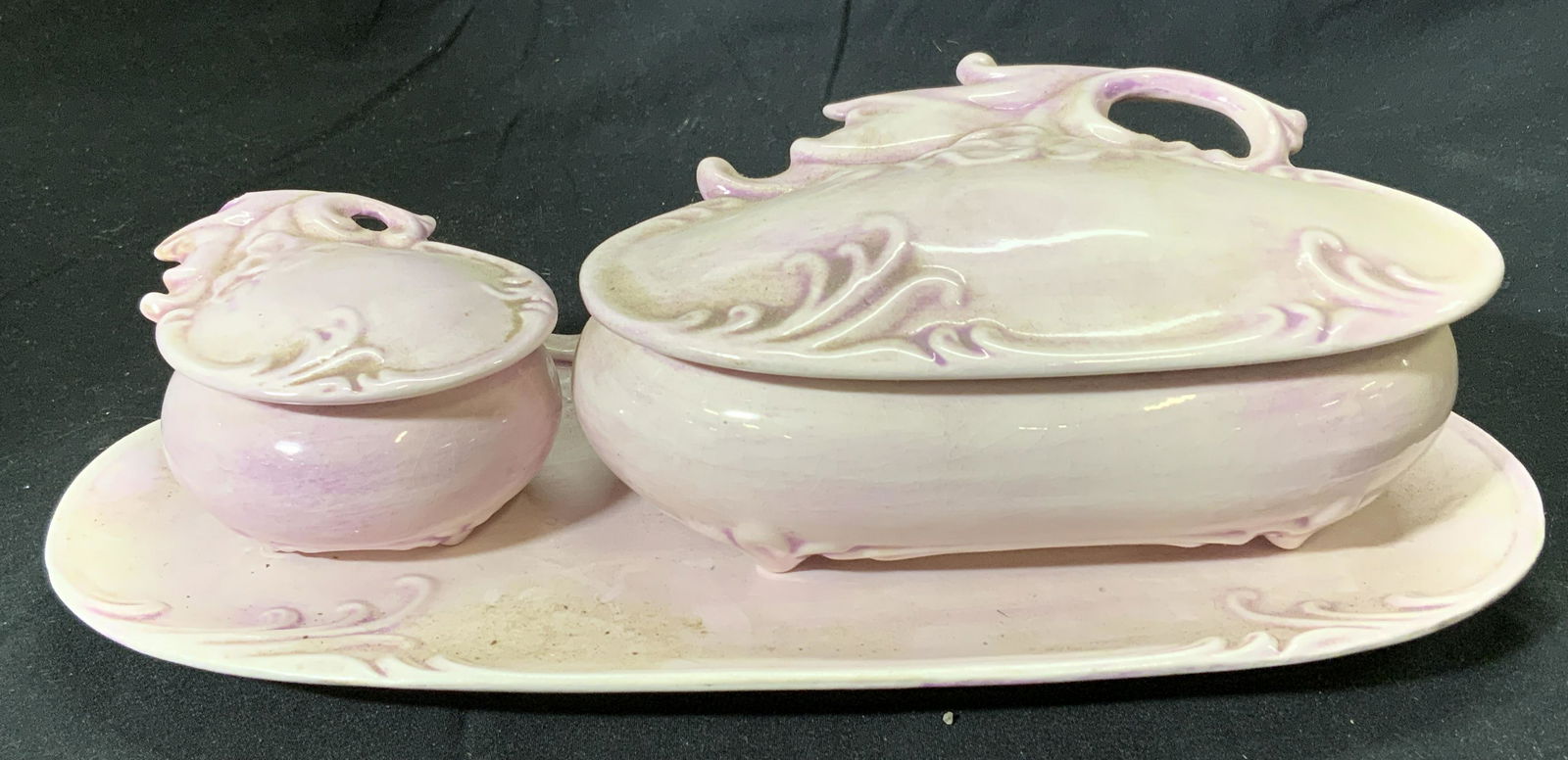 JERRY SLATTERY Vintage Ceramic Vanity Set (1 of 8)