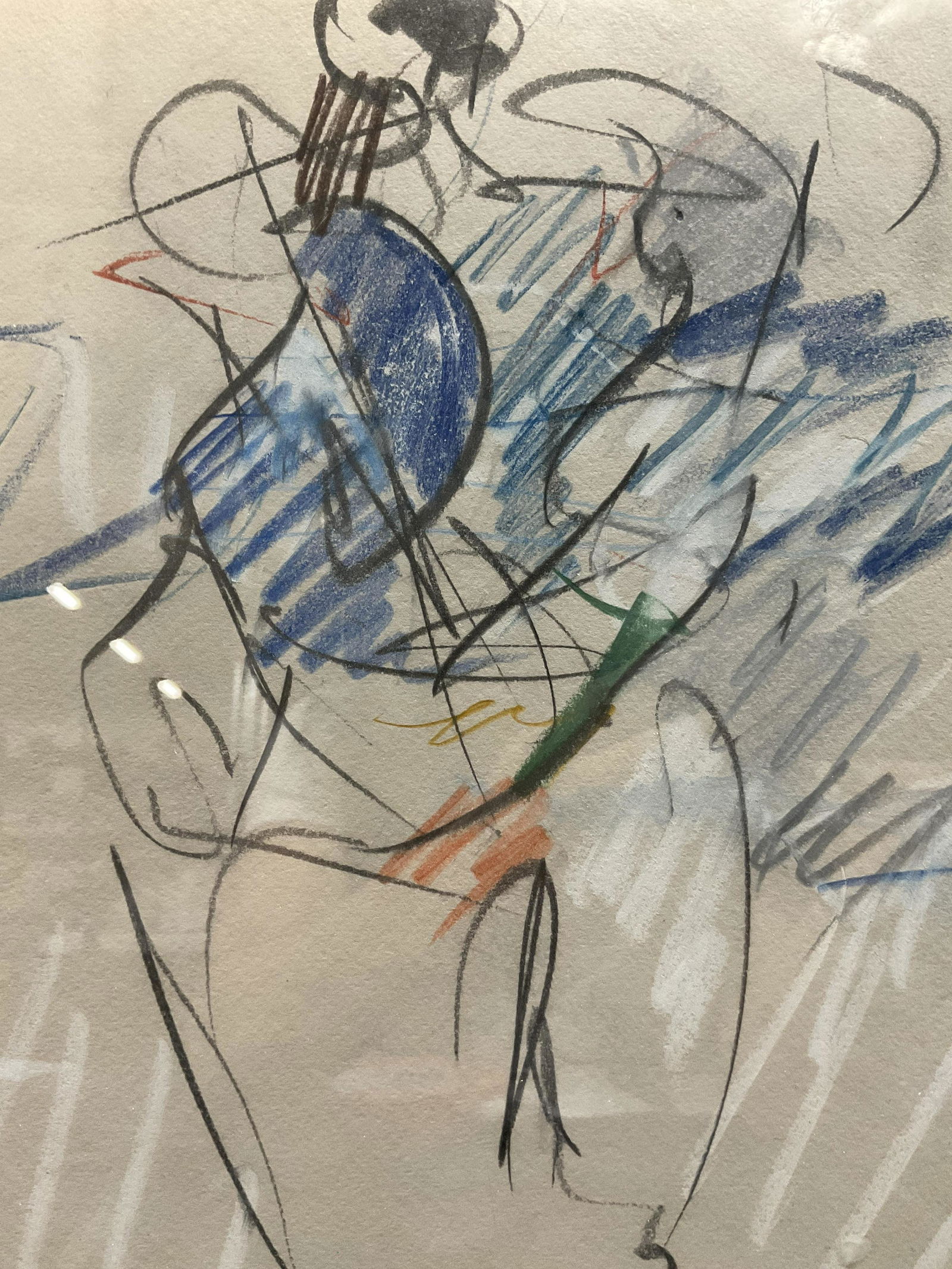 Signed Mixed Media Drawing 1982 (1 of 6)