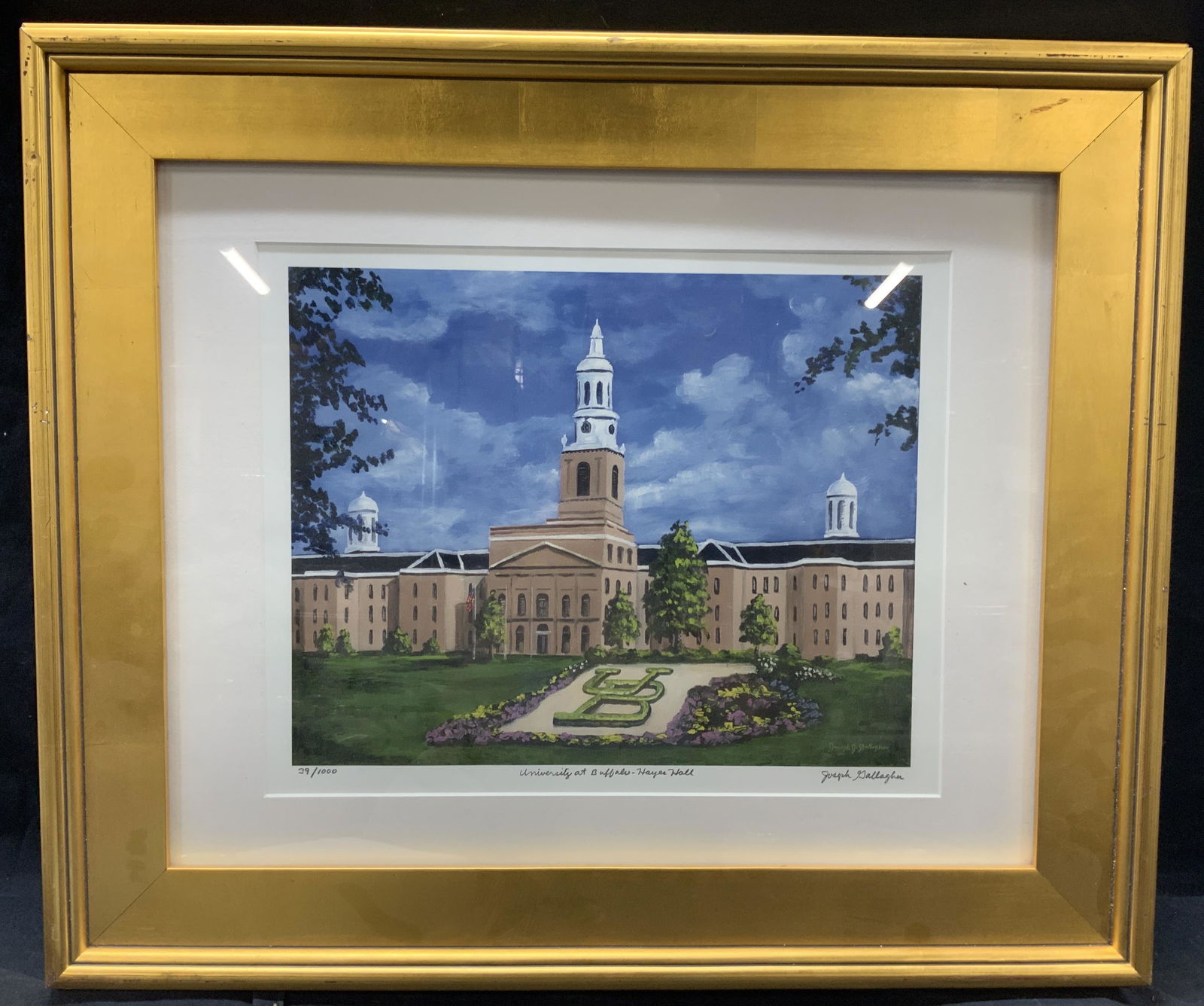 SIGNED Joe Gallagher UB Campus Lithograph (1 of 11)