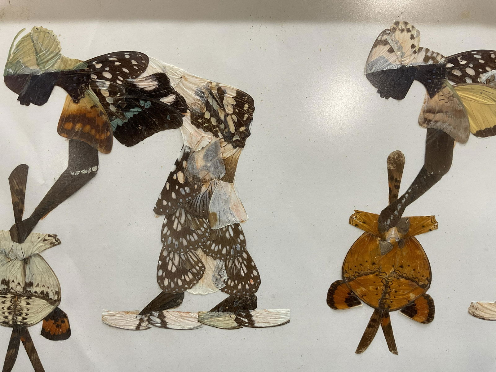 MAGO Signed Butterfly Wing Collage Artwork (1 of 7)