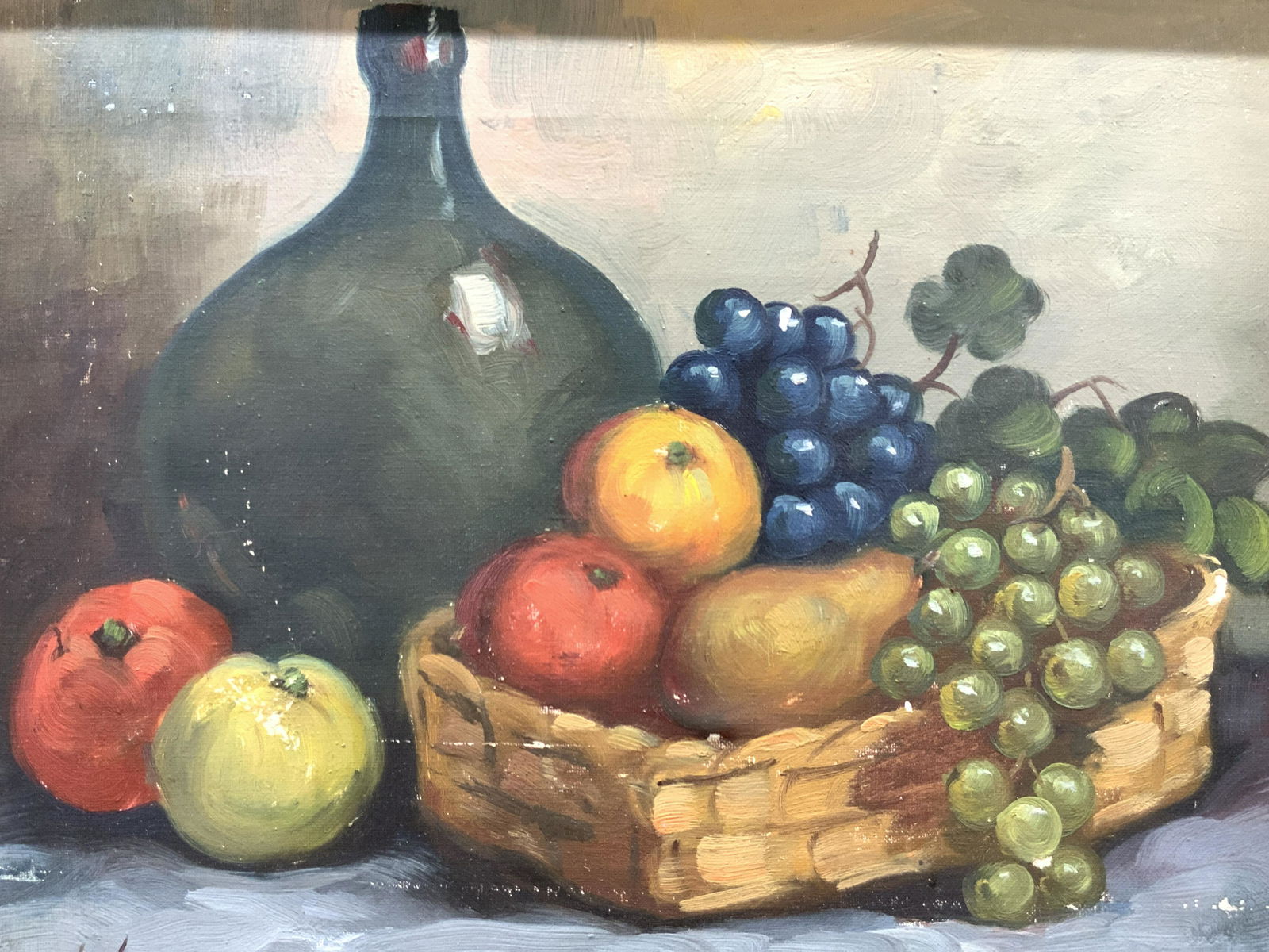 Signed Vintage Fruit Still Life Painting (1 of 8)