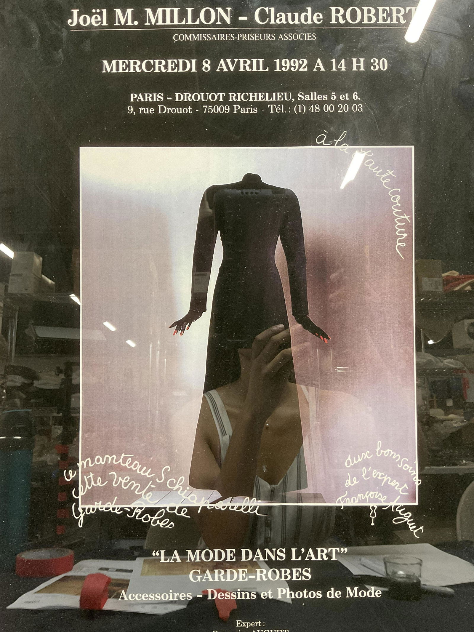 French Fashion in Art Exhibition Poster (1 of 6)