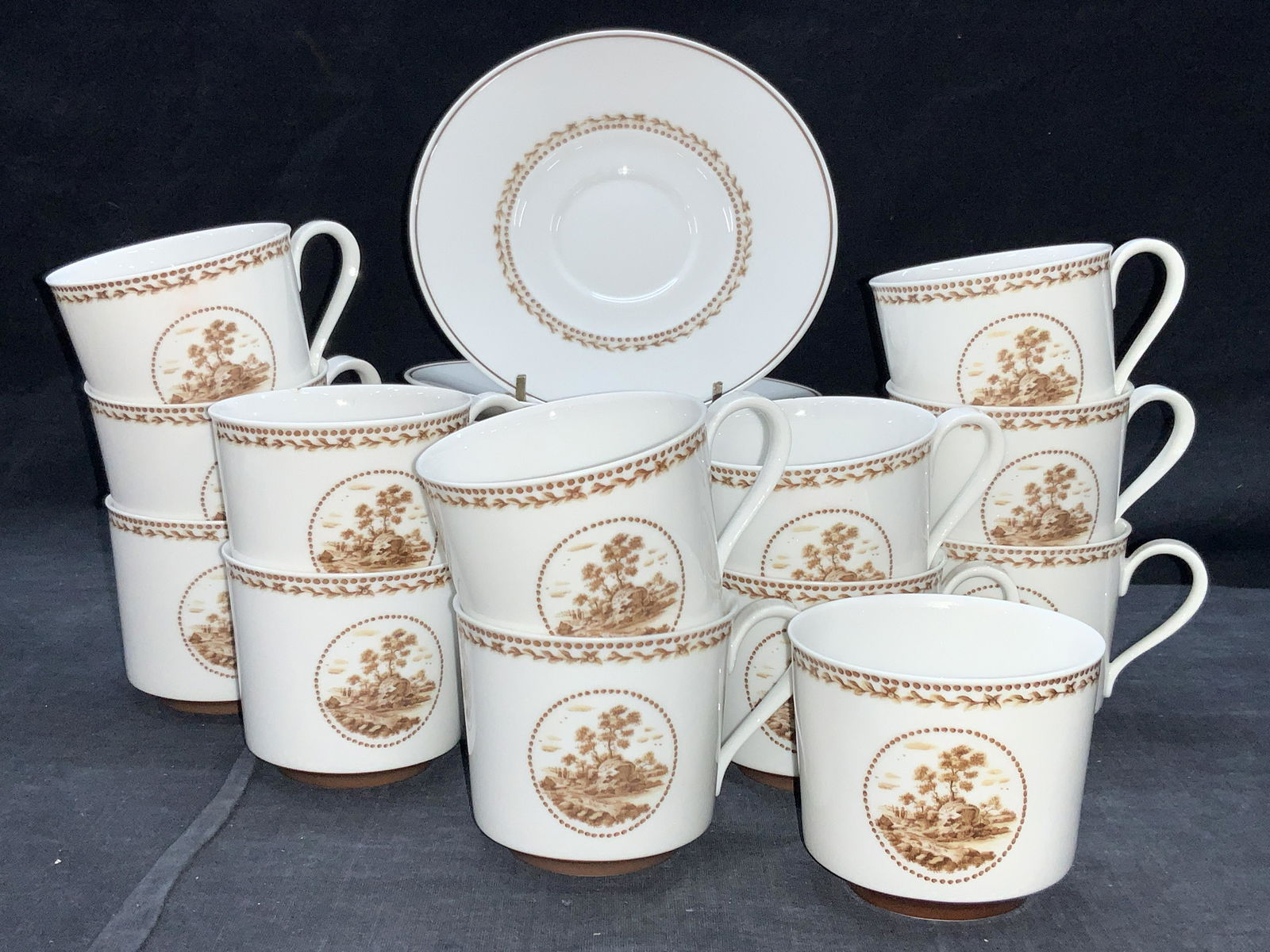 25 LANGENTHAL Block Porcelain Tea Set (1 of 8)