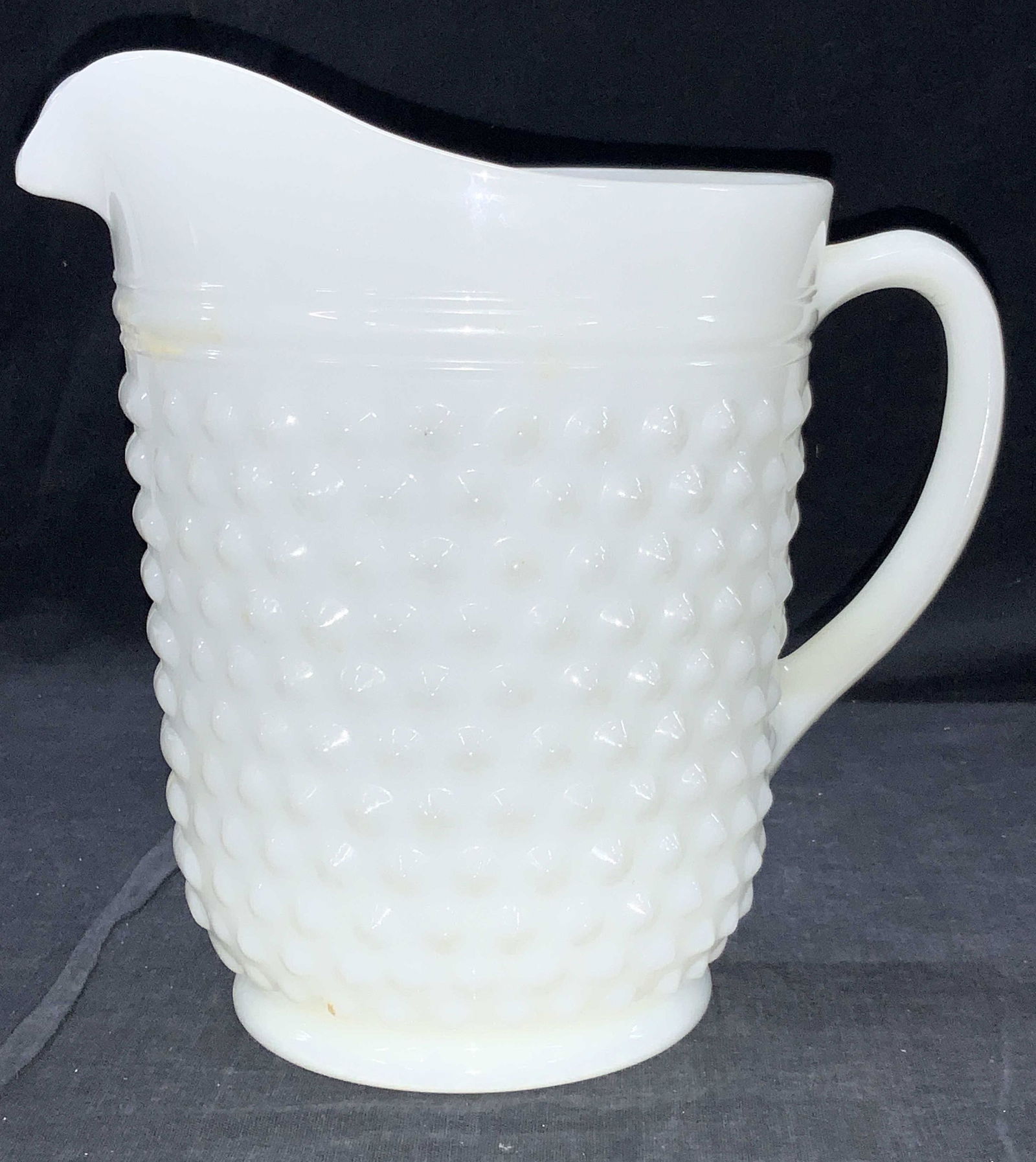 Vintage Hobnail Milk Glass Vessel (1 of 5)