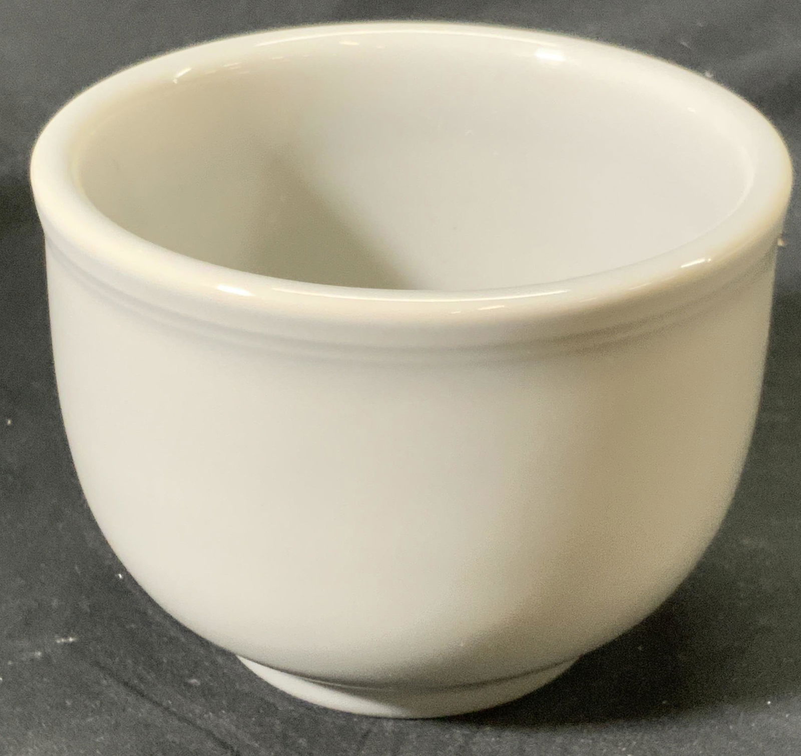 Vtg HOMER LAUGHLIN CHINA Grey Ceramic Bowl (1 of 4)