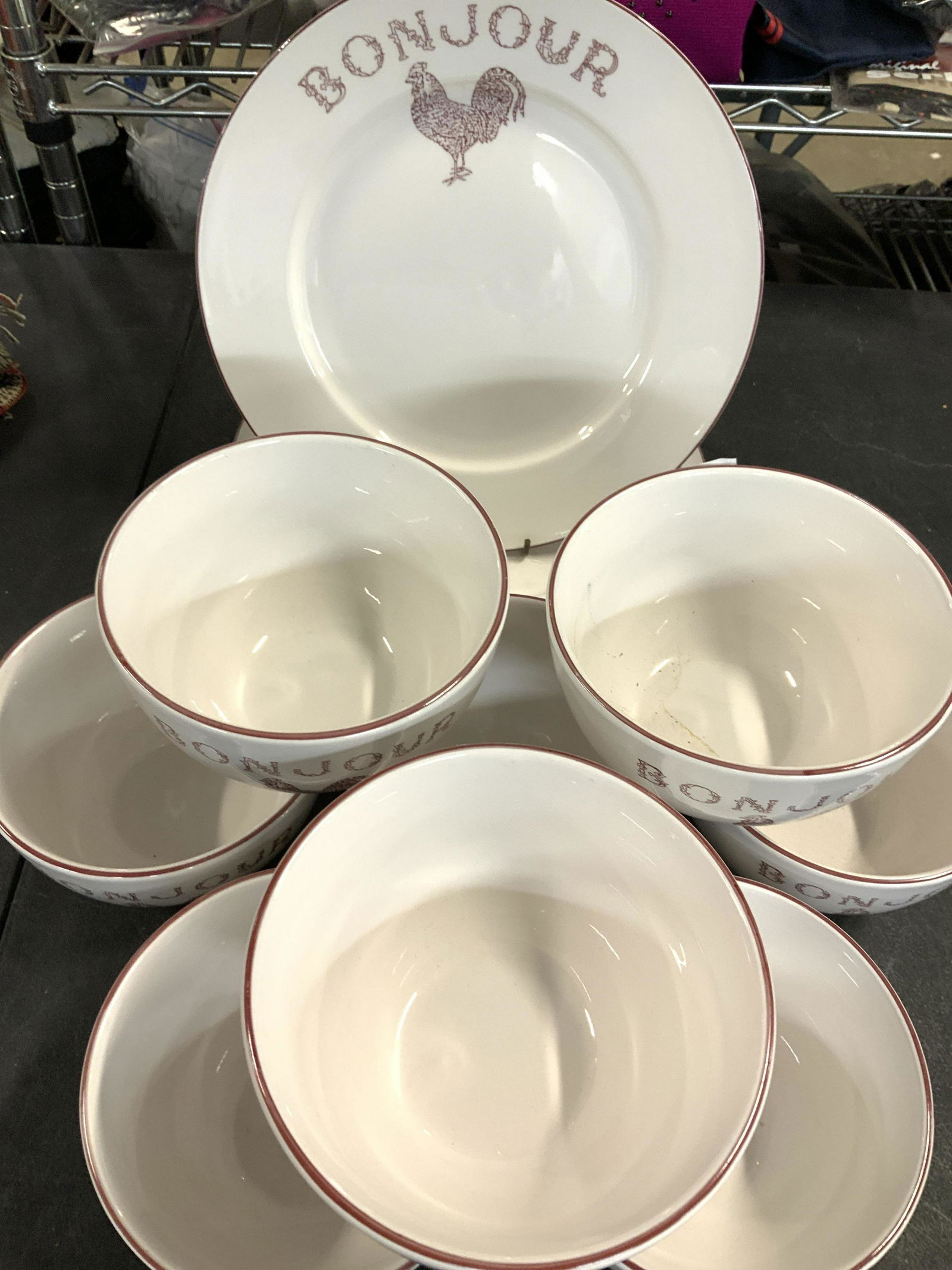 Home Essentials Bonjour Stoneware, Set 12 (1 of 4)