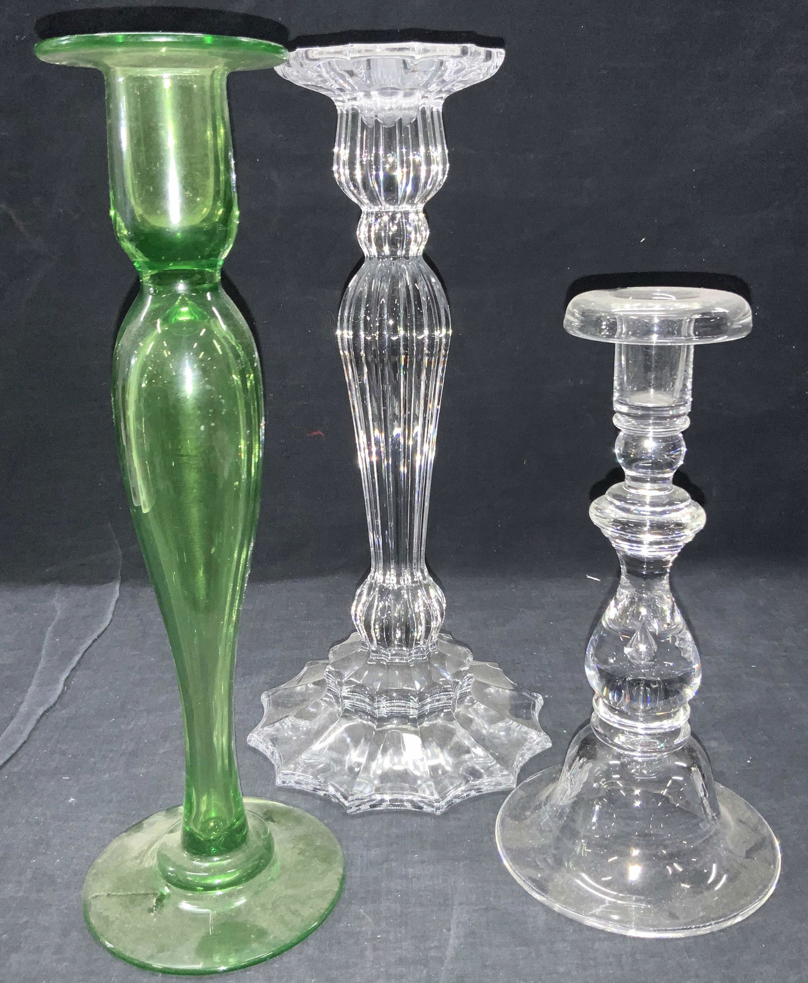 MIKASA Crystal & Colored Glass Candle Holders (1 of 15)