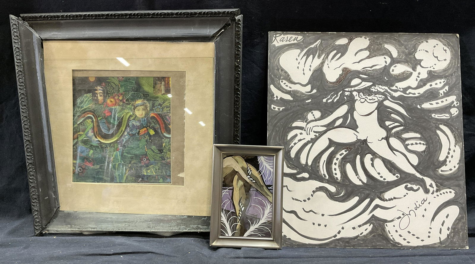 Lot 3 Abstract Figural Artworks (1 of 5)