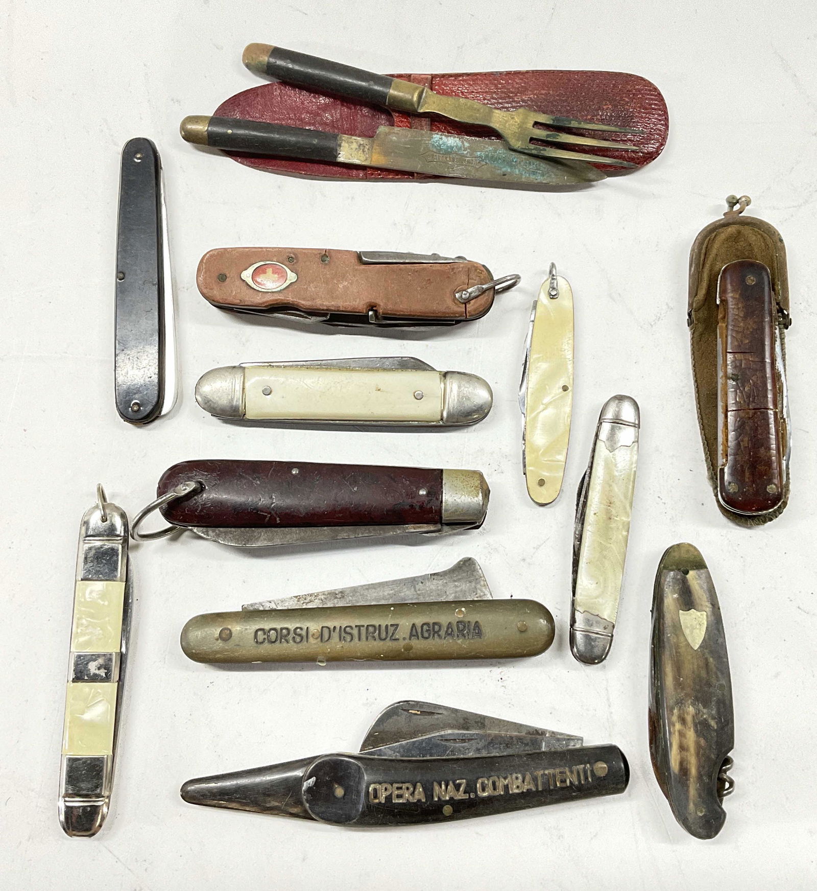 Lot 12 Vintage Pocket Knives, Swiss Army Knife (1 of 6)