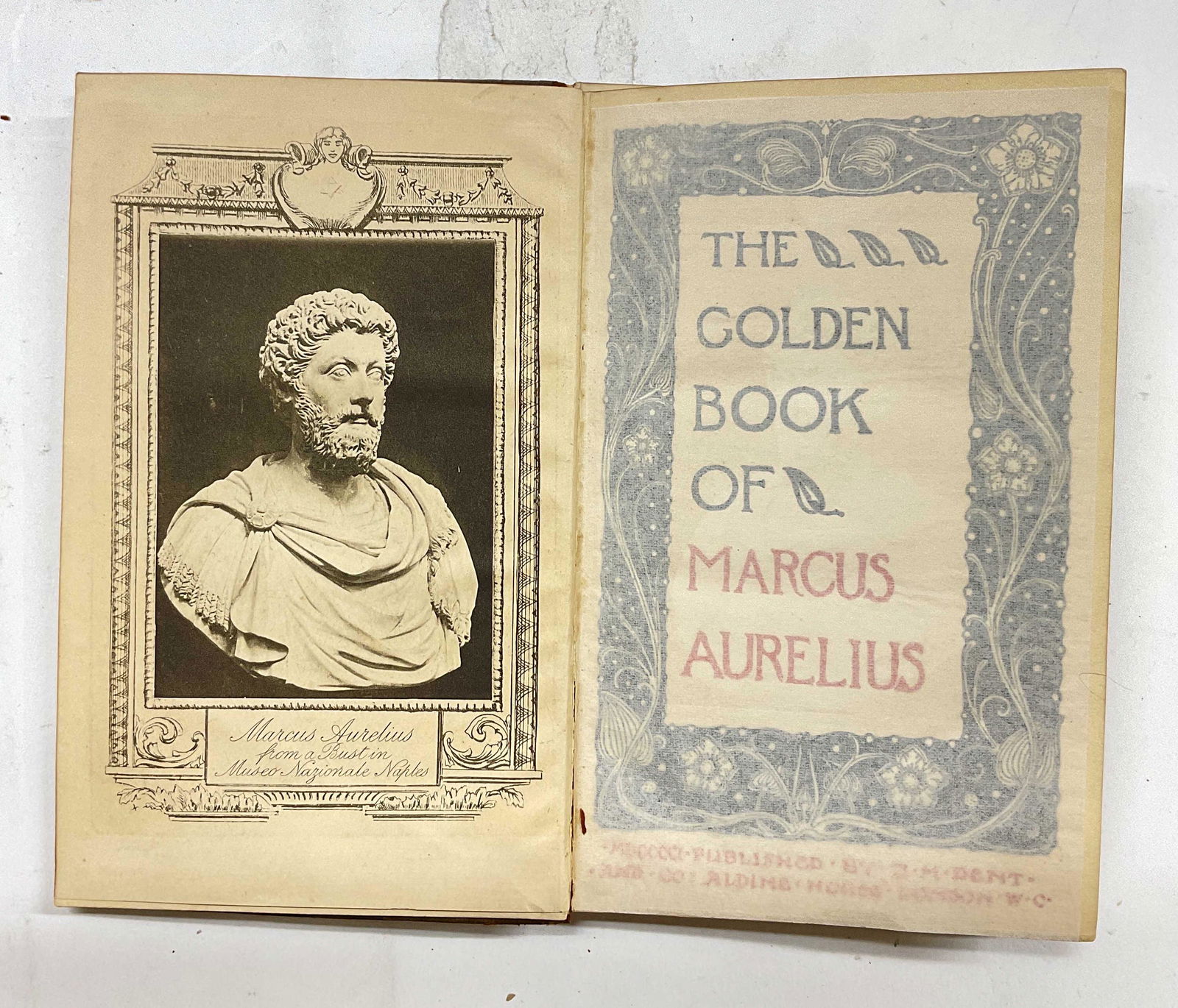 Antq, The Golden Book of Marcus Aurelius, 1901 (1 of 9)