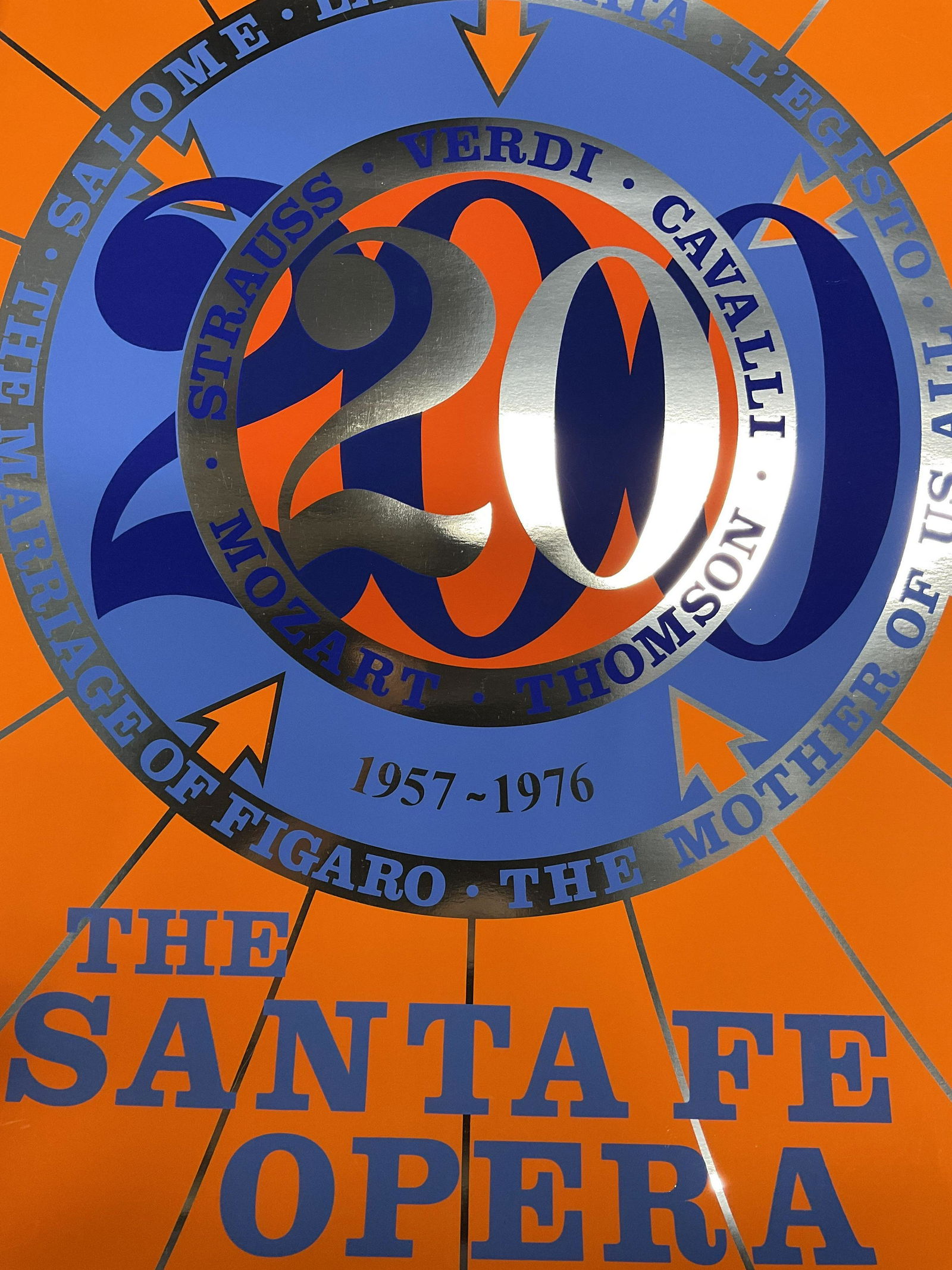 Vintage ROBERT INDIANA Sante Fe Opera Poster (1 of 5)