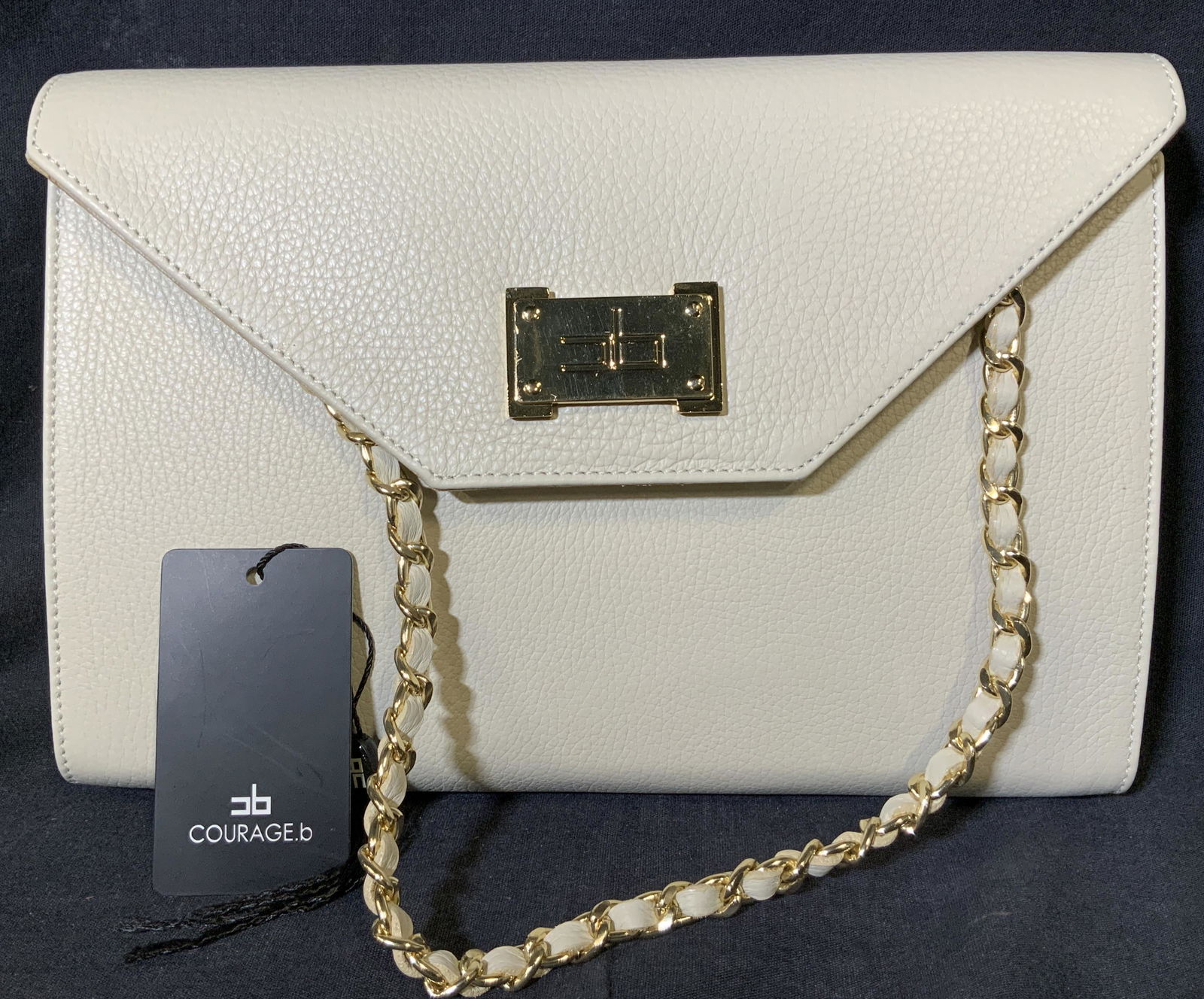 NEW  Courage B Iconic Leather Clutch, Italy (1 of 9)