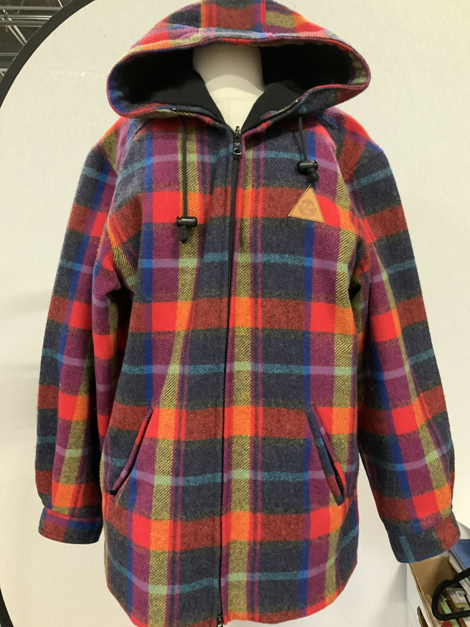 Swannori Wool Plaid Coat, New Zealand (1 of 7)