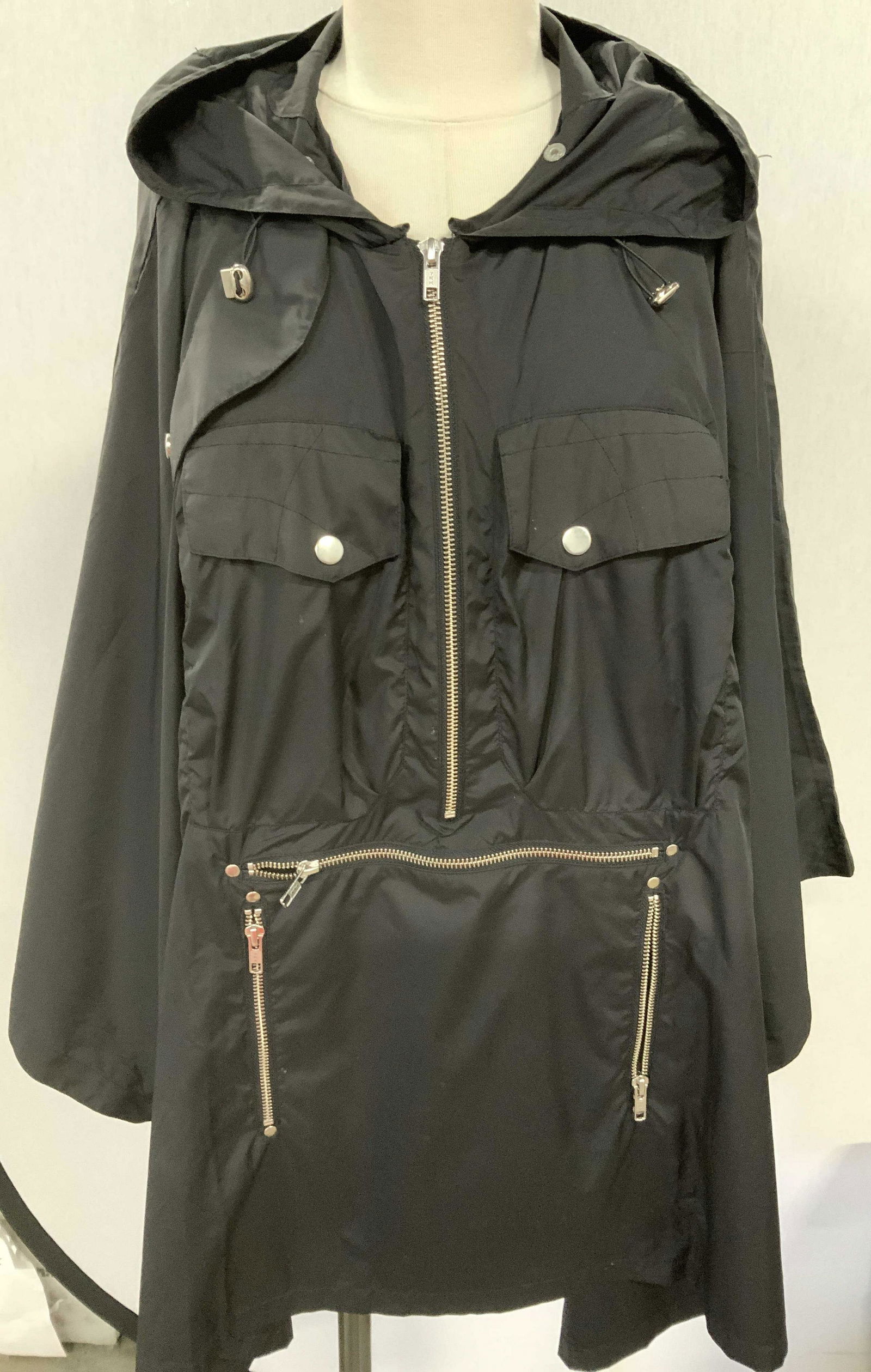 Katie Todd Multi Pocket Hooded Rain Jacket Poncho (1 of 7)