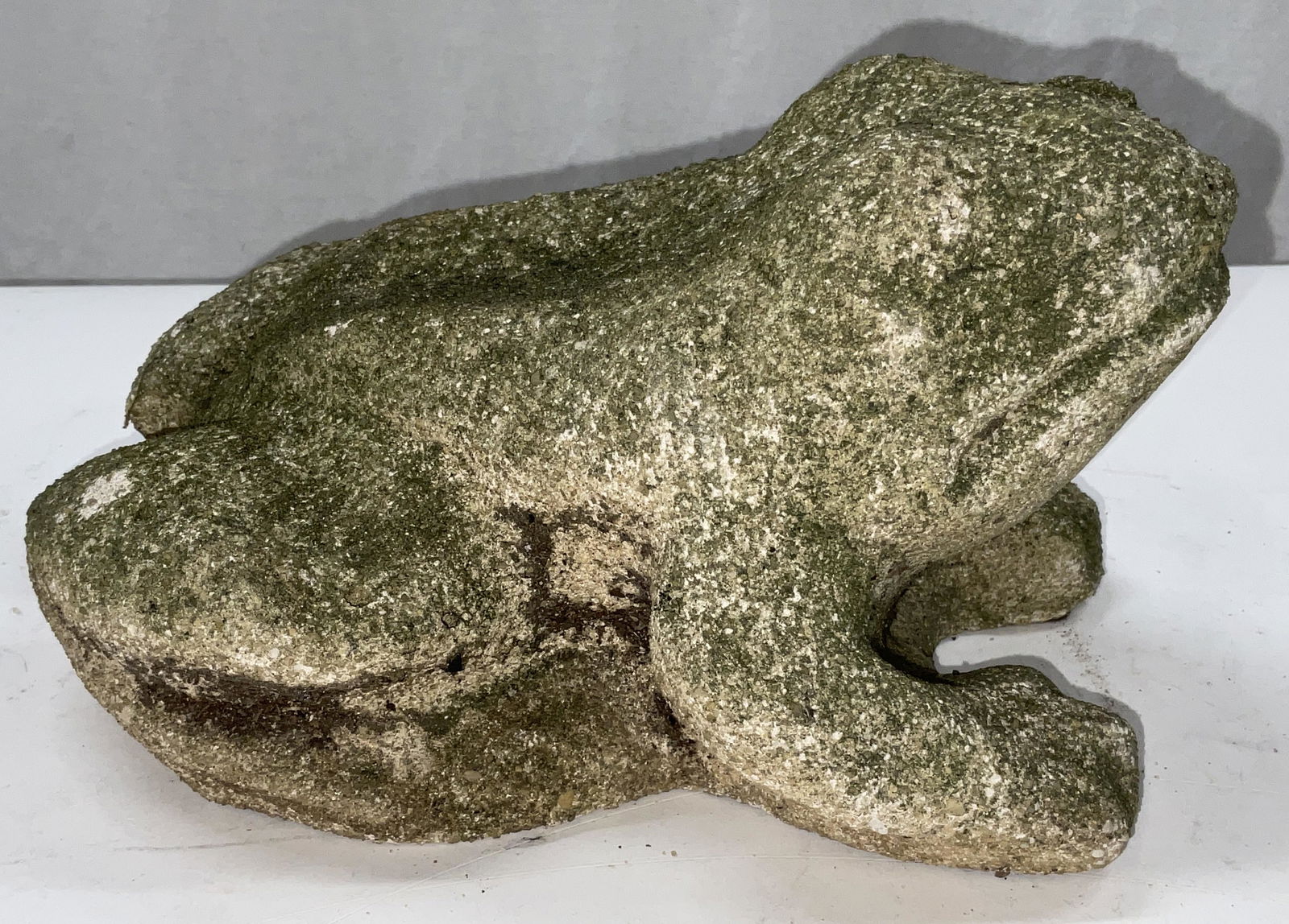 Cement Garden Frog Sculpture (1 of 4)