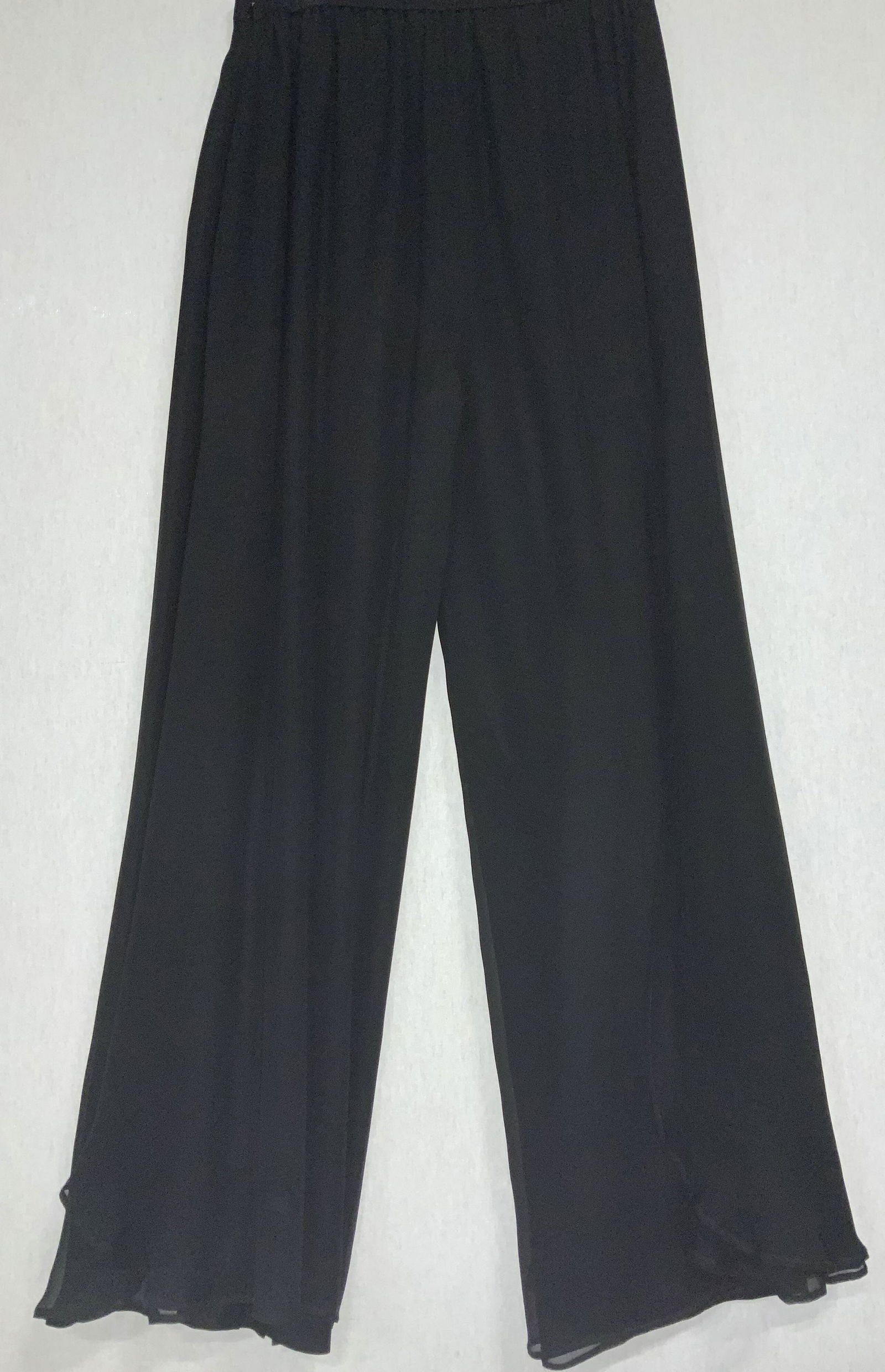 Saint John Silk Wide Leg Dressy Pants, sz 8 (1 of 5)