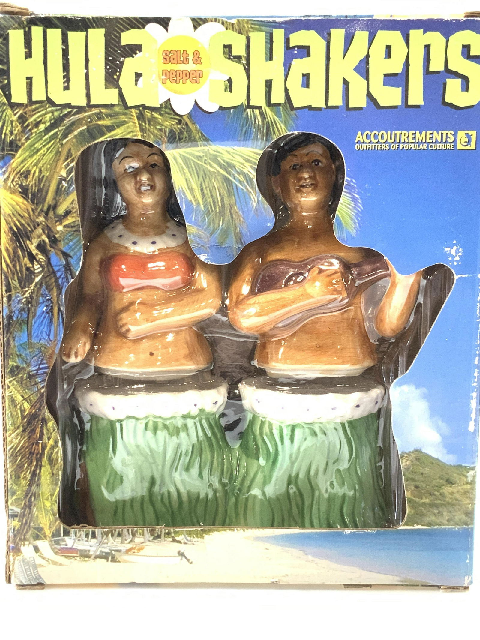 Hula Dancers Salt & Pepper Shakers, NIB (1 of 6)