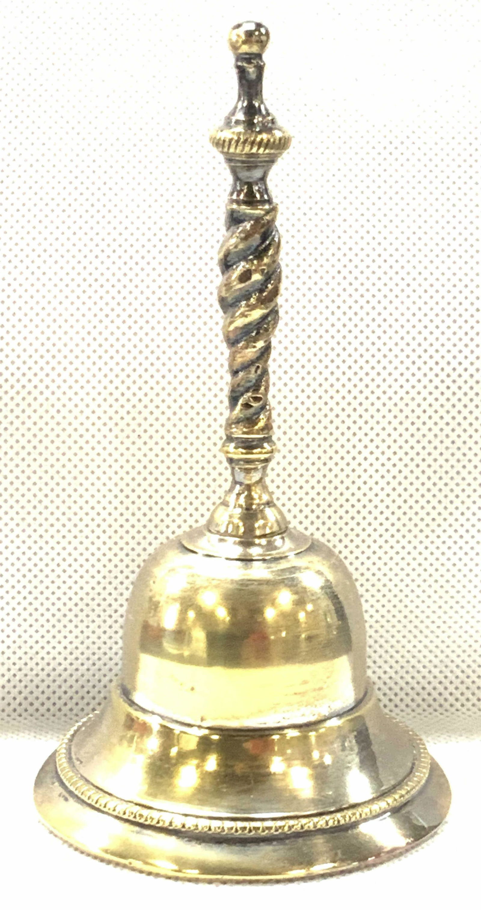 Silver Plate Vintage Brass Bell (1 of 6)