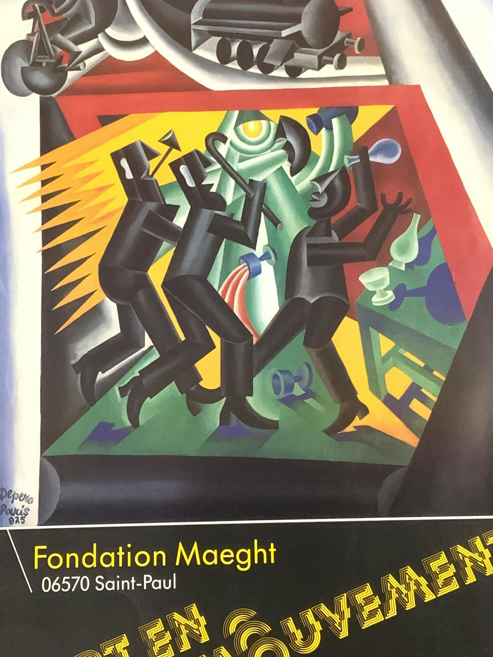 DEPERO Fondation Maeght L Art En Mouvement Litho. (1 of 5)