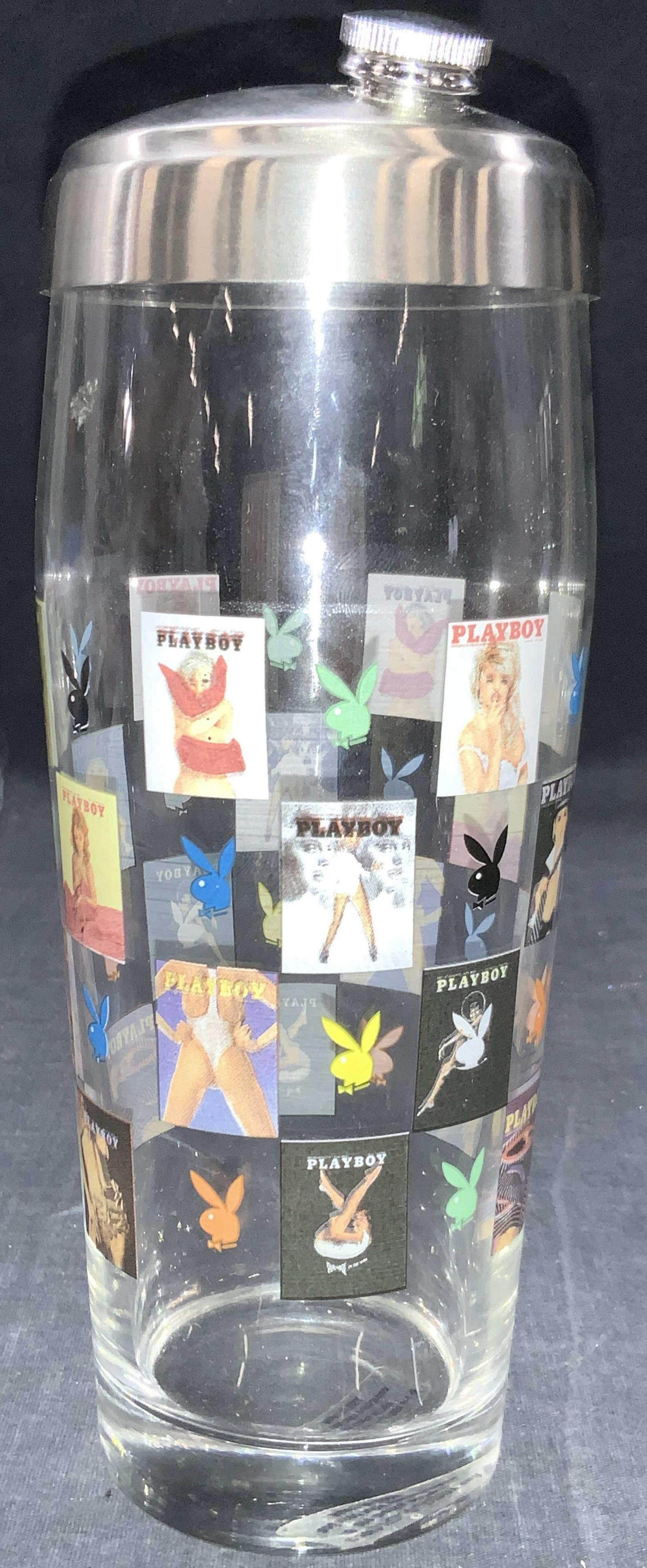PLAYBOY Bunny Glass Shaker, USA (1 of 6)