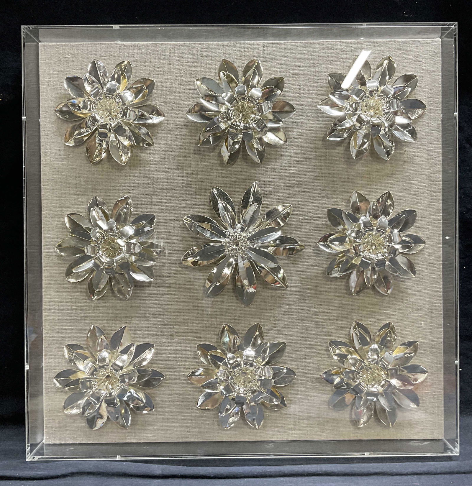 Mixed Media Flower Artwork (1 of 4)