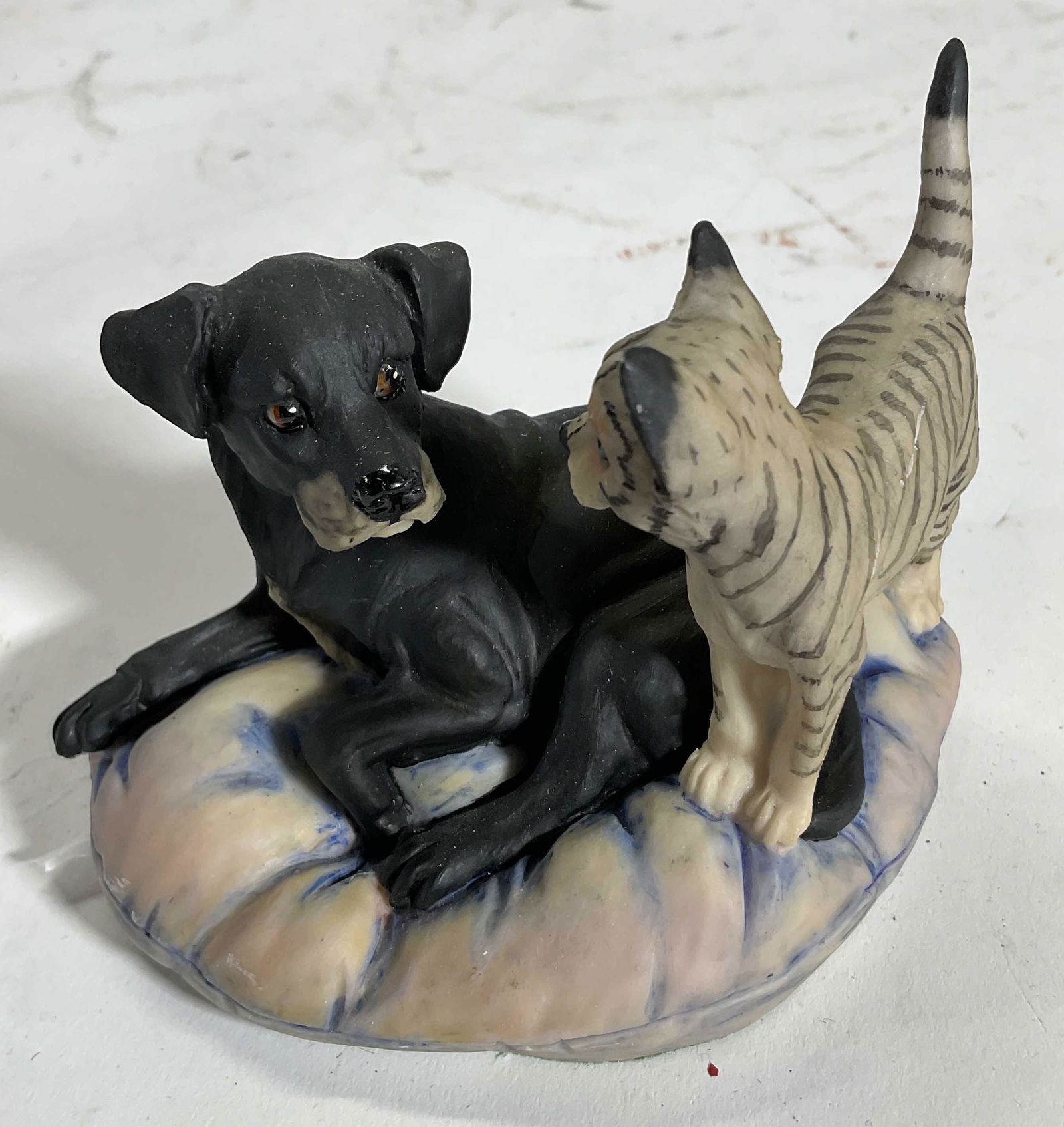 Cat & Dog Hand Painted Figural, England (1 of 5)