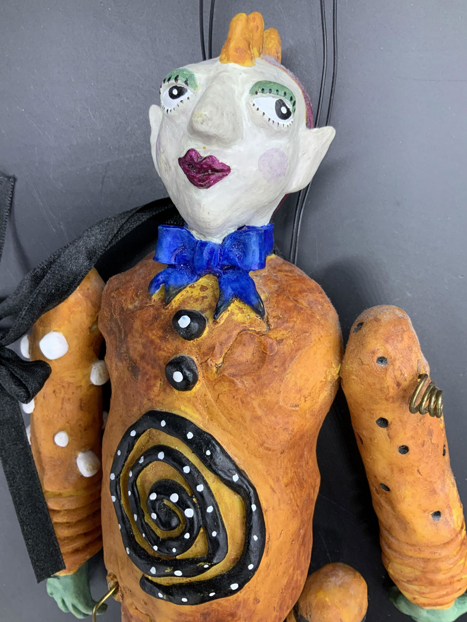 Judie Bomberger SIgned Poppy Composite Puppet Doll (1 of 7)