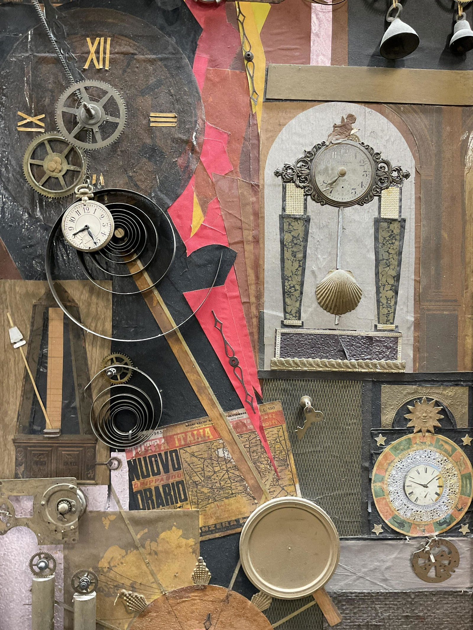 RITA BOLEY BOLAFFIO Signed Time Collage Artwork (1 of 11)