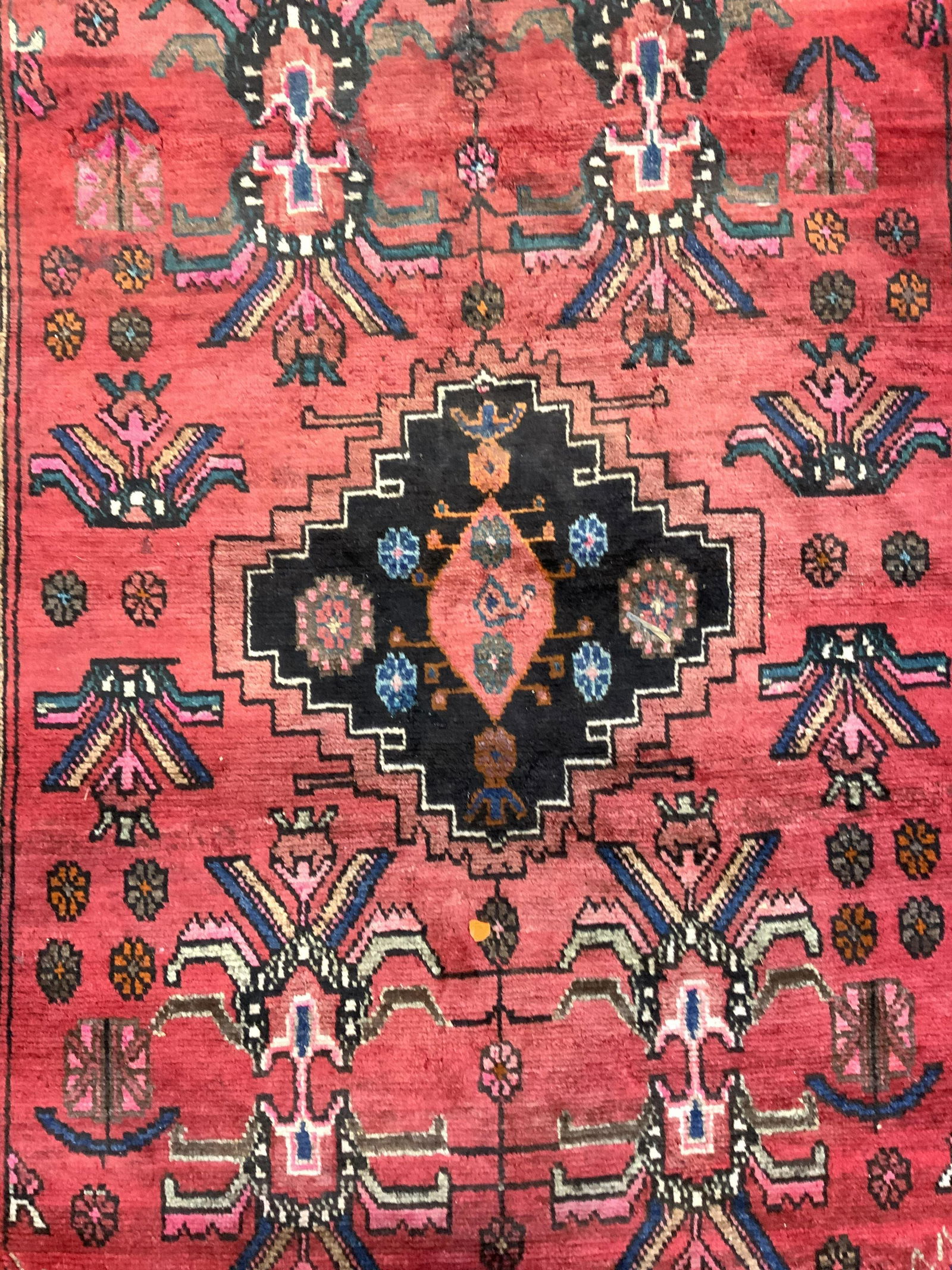 Vintage Handmade Wool Iranian Rug (1 of 10)
