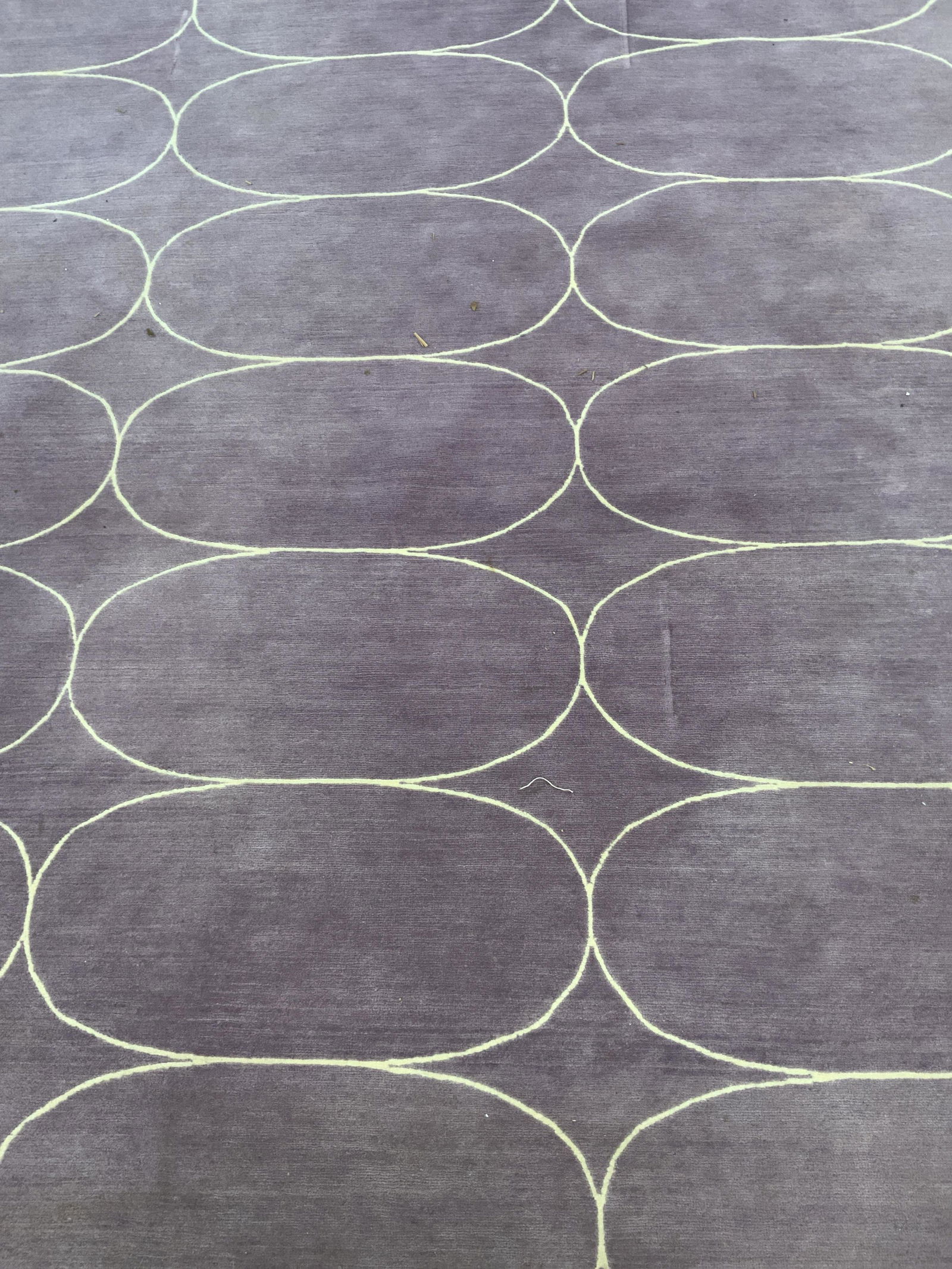 AMAGANSETT Purple Geometric Pattern Oversized Rug (1 of 11)