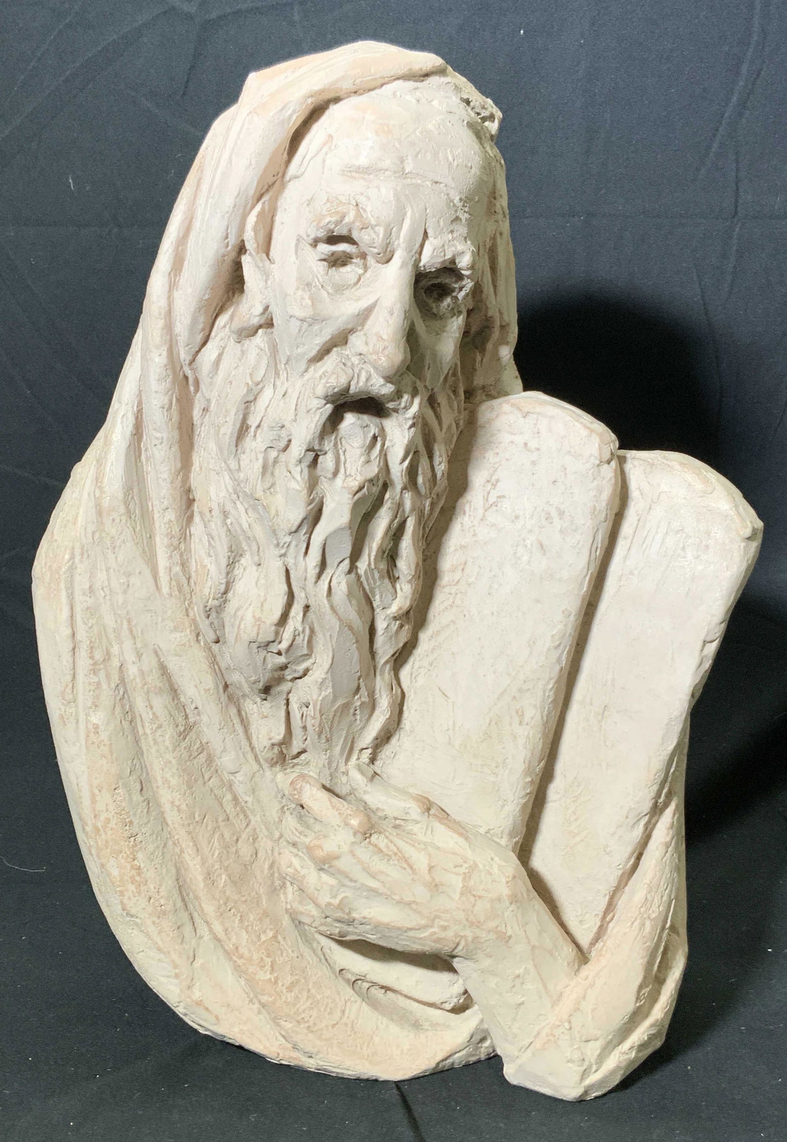 BERGIER Moses with the Ten Commandments Sculpture (1 of 6)