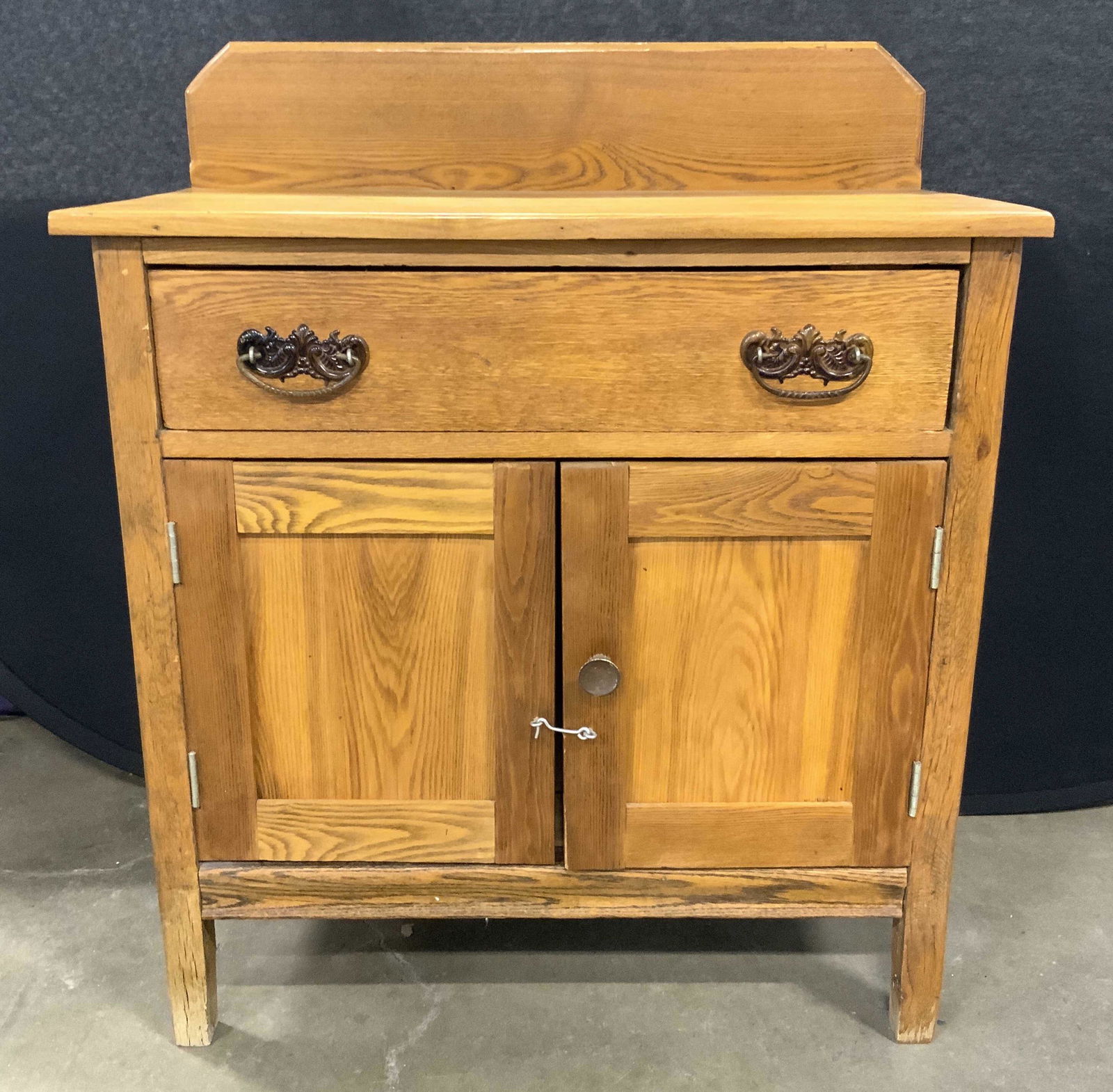 Antique Wooden Wash Stand W Drawer (1 of 10)
