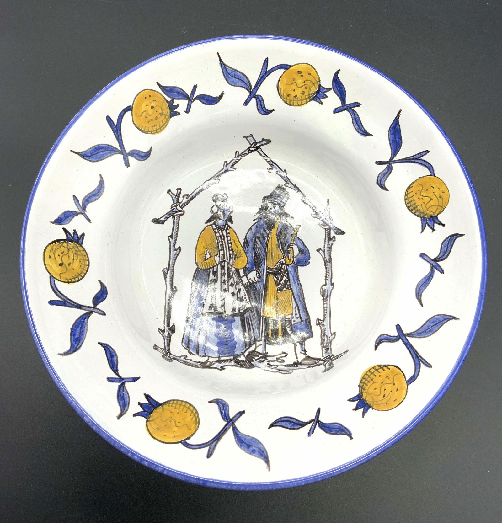 HABANIA Hand Painted Ceramic Bowl (1 of 8)