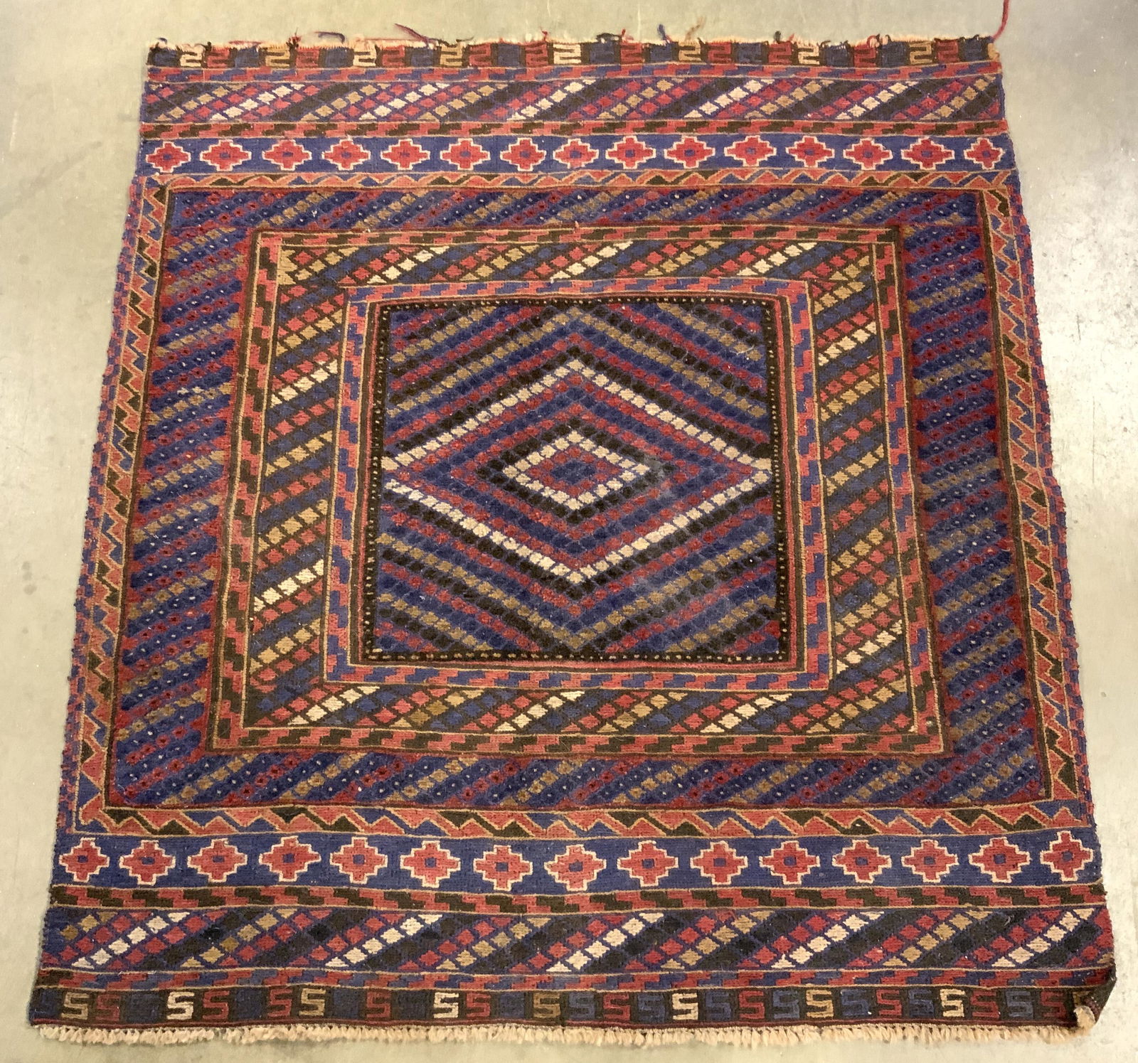 Vintage Handmade Afgan Wool Rug (1 of 9)