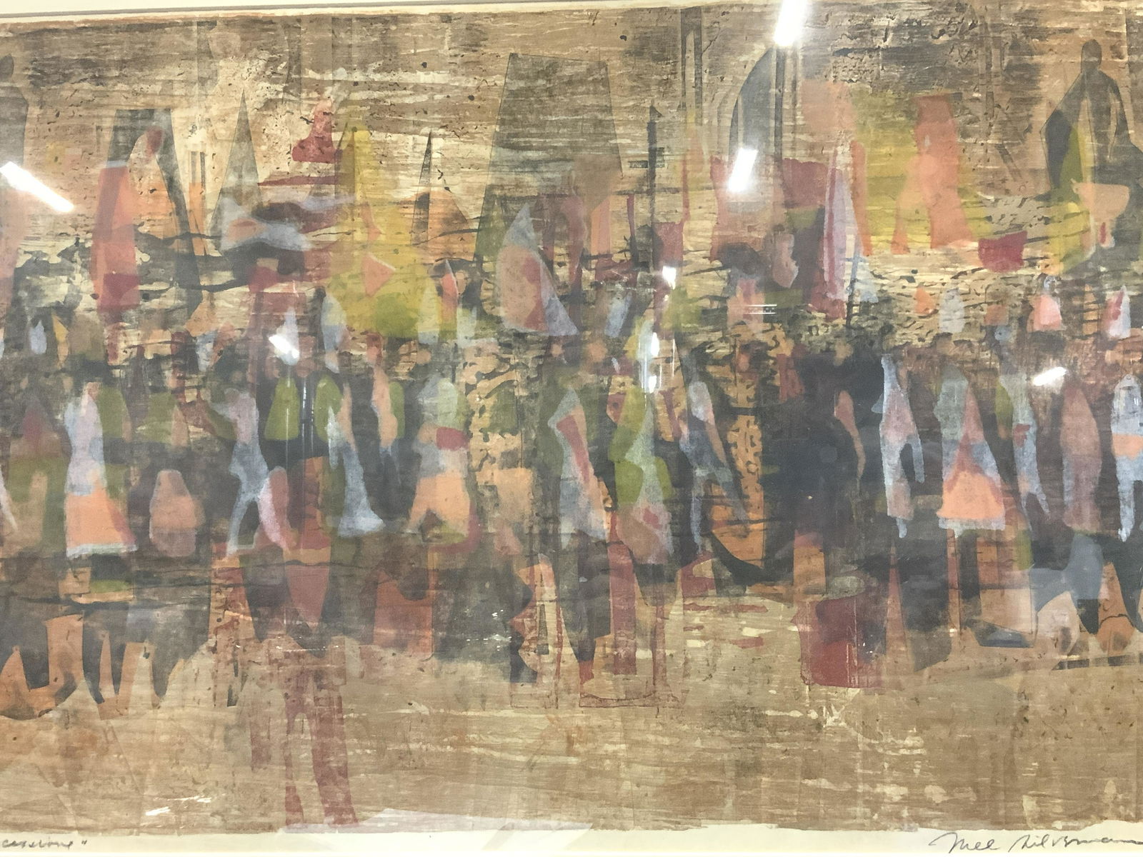 MEL SILVERMAN Processione Vtg. Ltd. Ed. Lithograph (1 of 11)