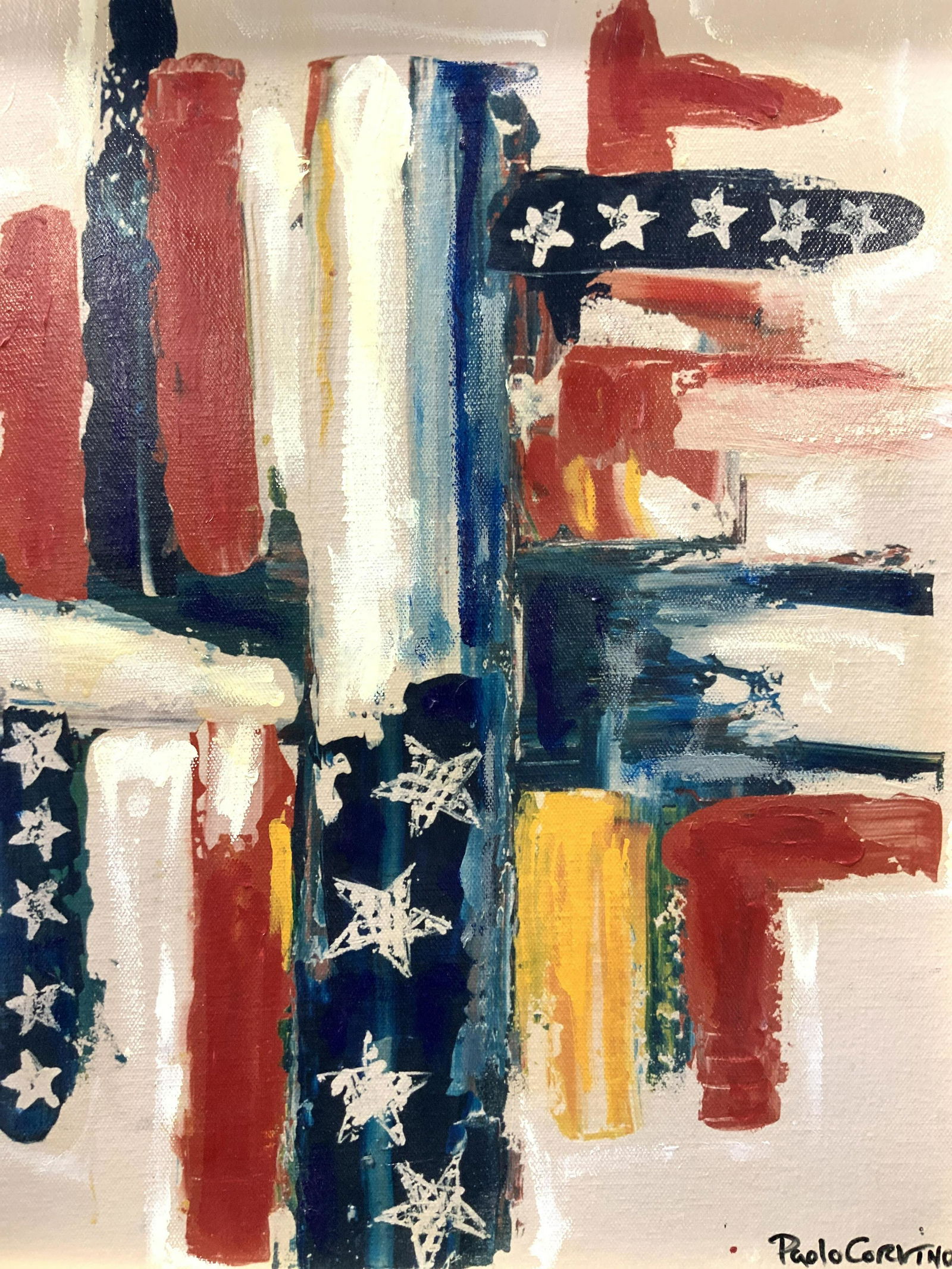 PAOLO CORVINO  Signed Mixed Media On Canvas (1 of 14)