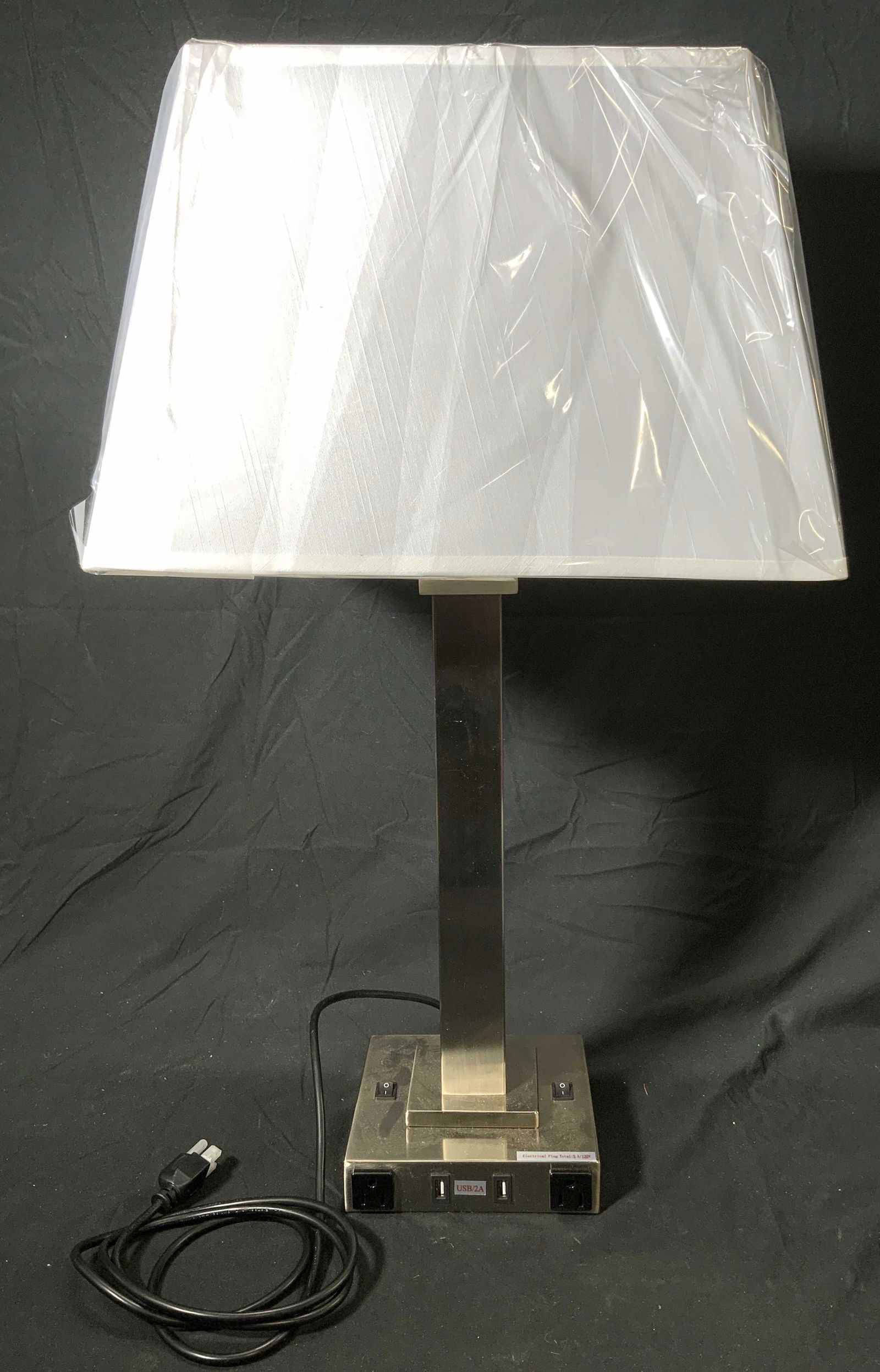 Stainless Steel Modern Table Lamp (1 of 5)